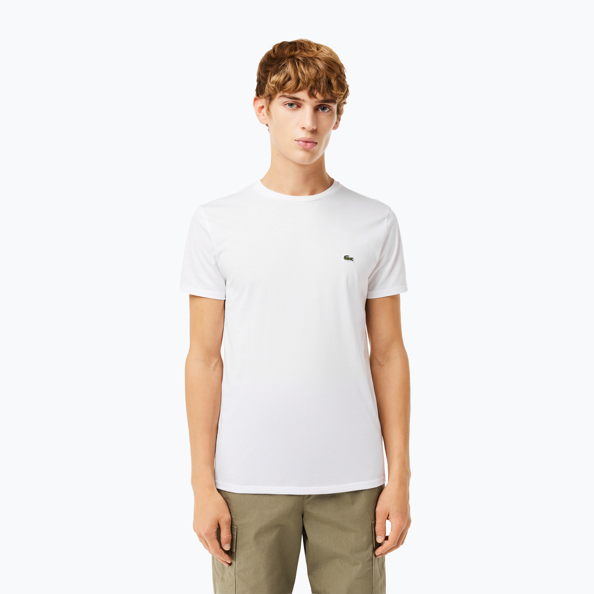 Lacoste men's t-shirt TH6709 white (S)