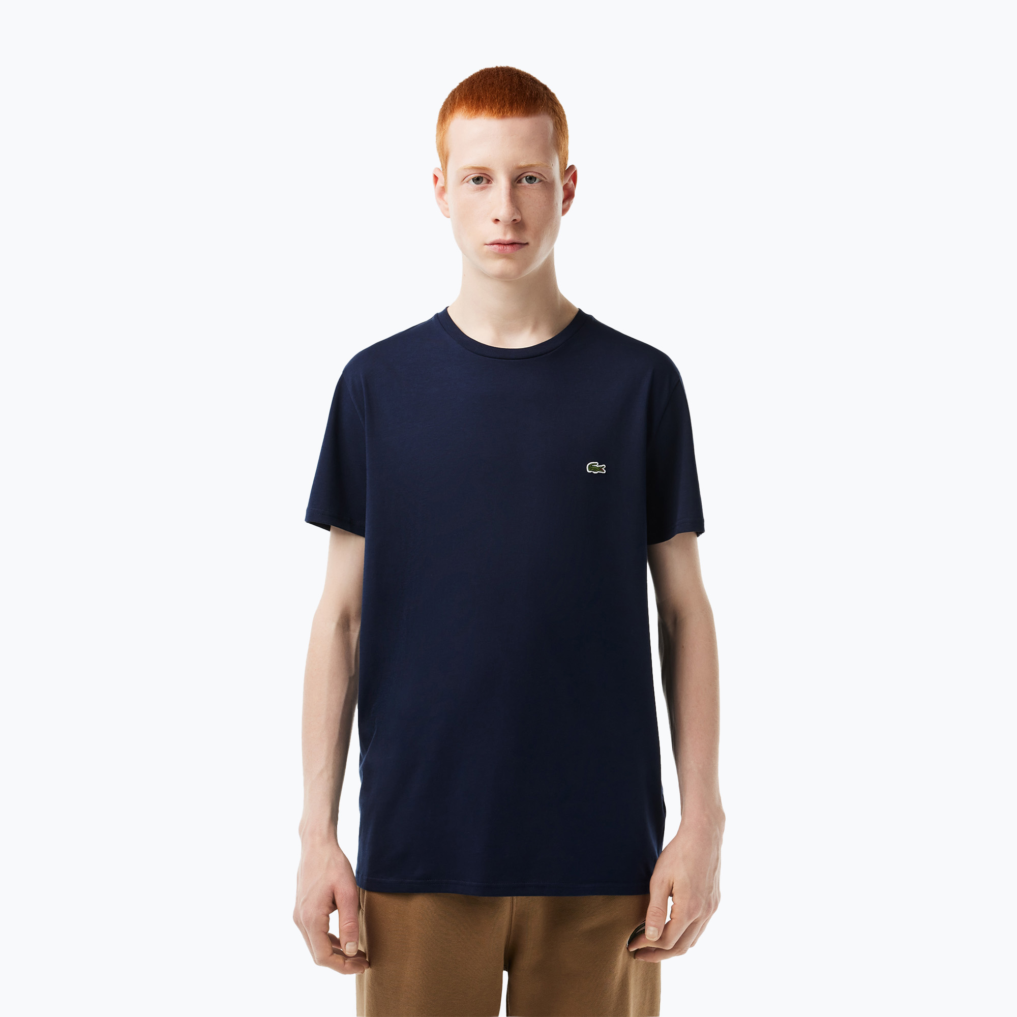 Lacoste men's T-shirt TH6709 navy blue (M)