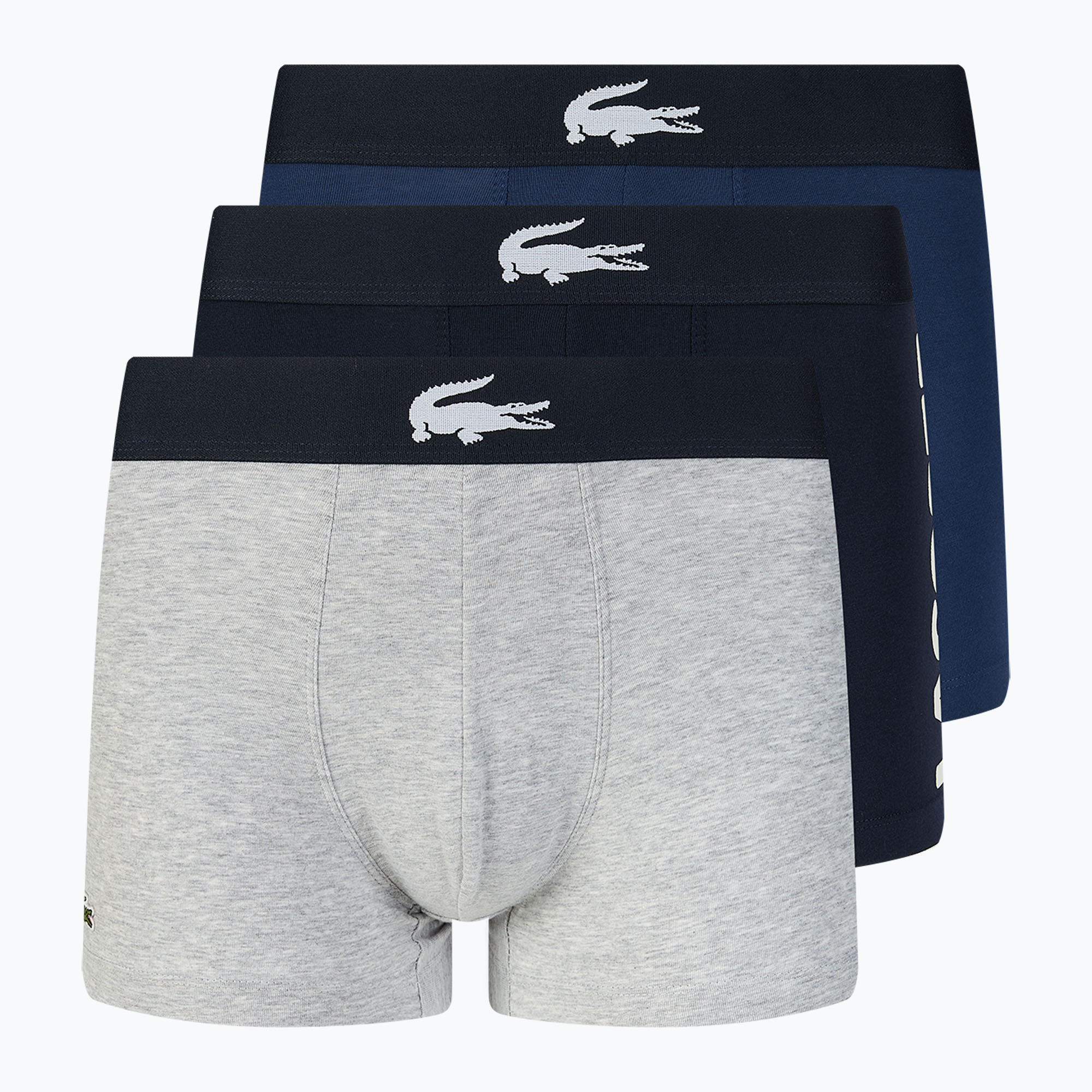 Lacoste boxer shorts 5H1803 BCK 3 pairs navy blue/white/silver china (M)