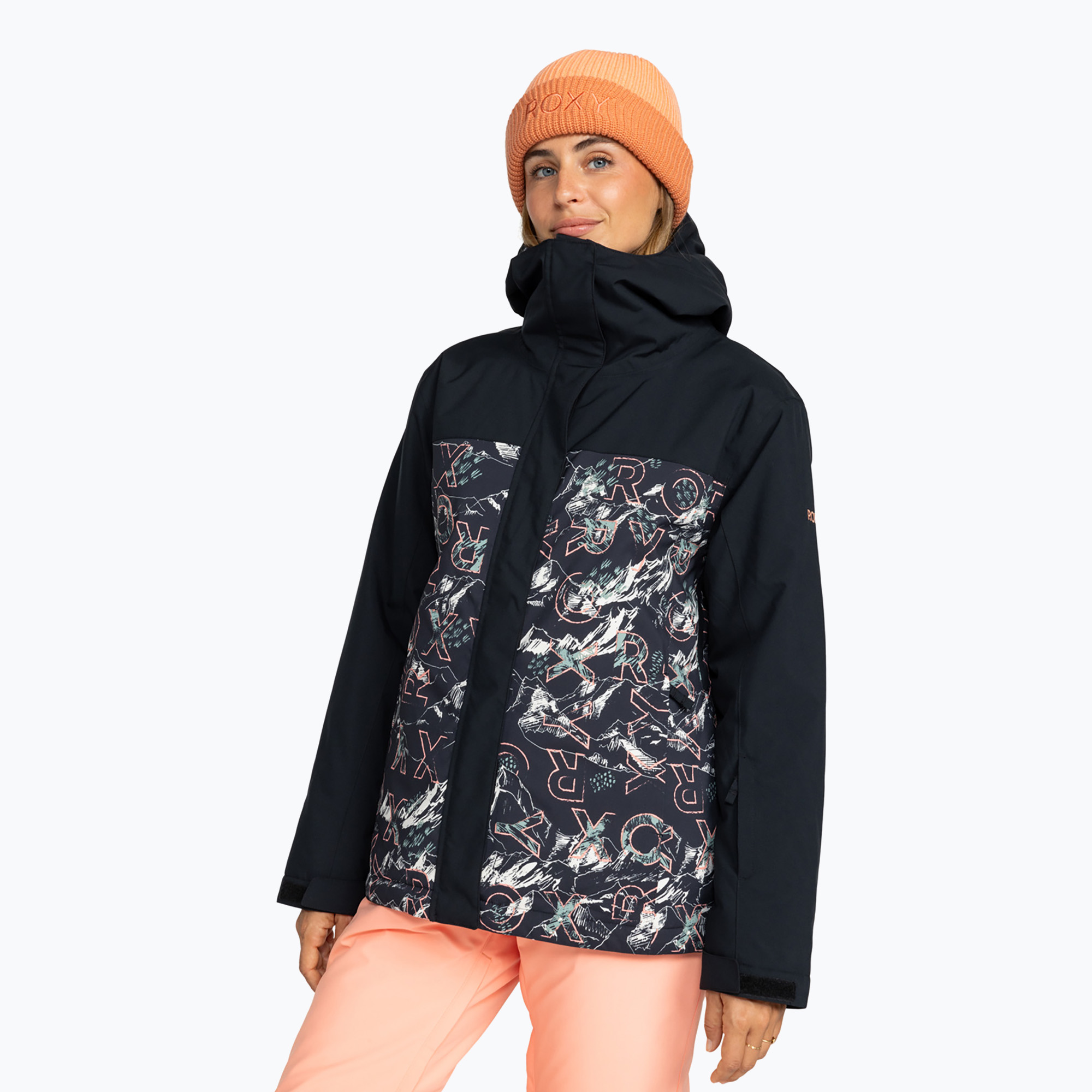 Women's snowboard jacket ROXY Galaxy true black roxy summit (M)