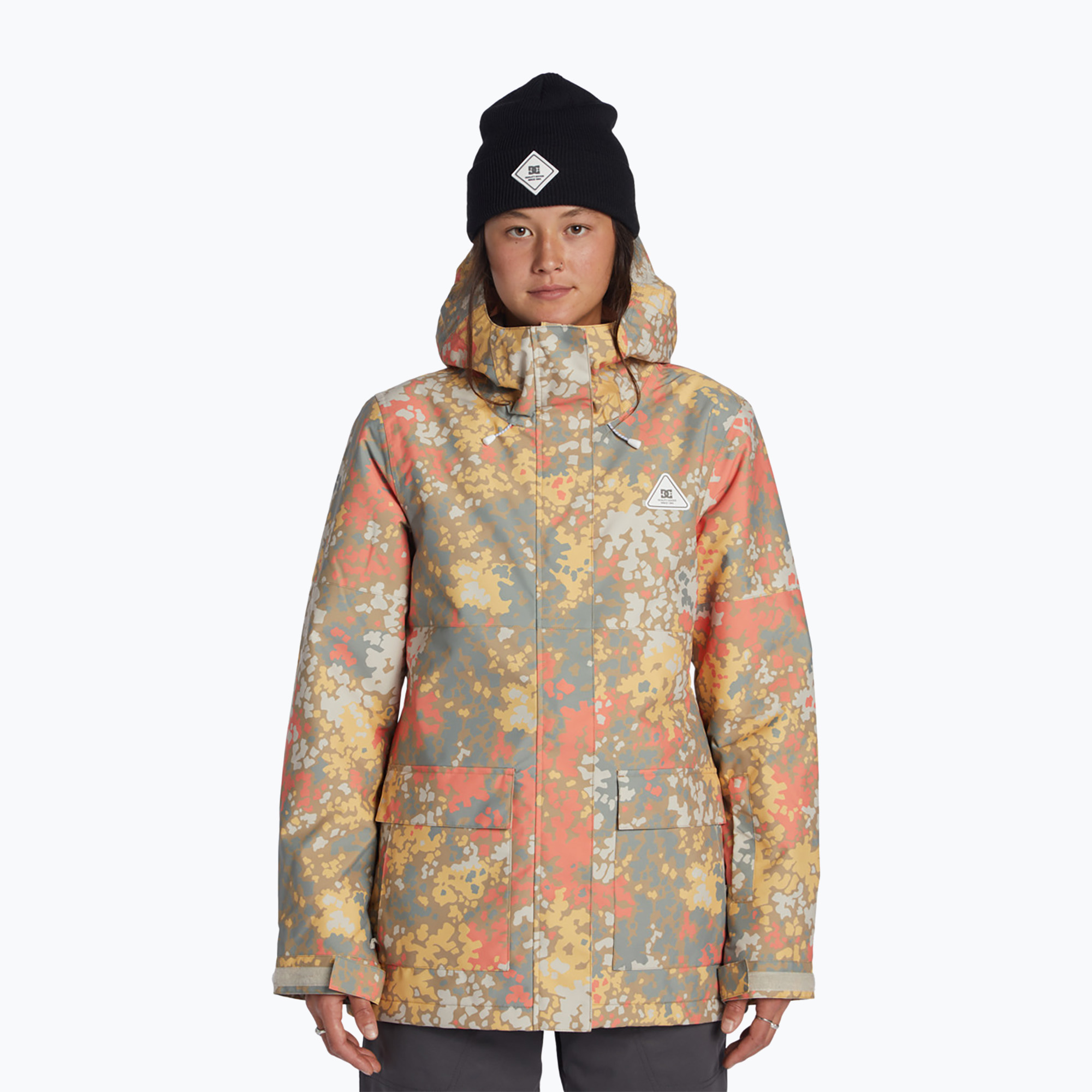 Women's snowboard jacket DC Cruiser fractal coral (S)