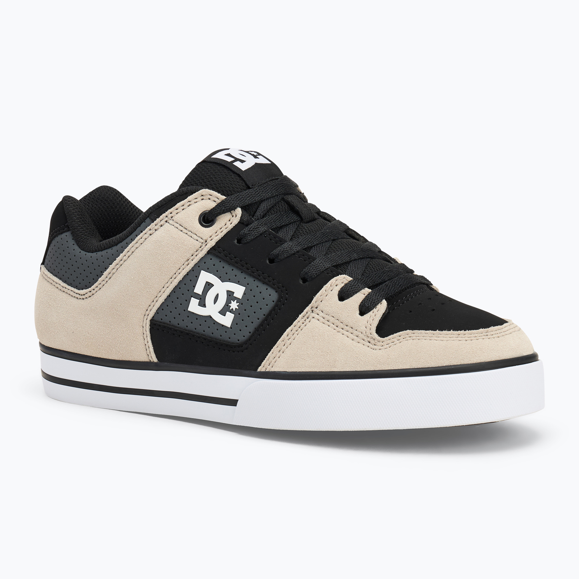 DC Pure black / grey / brown men's shoes (42 (9 US))