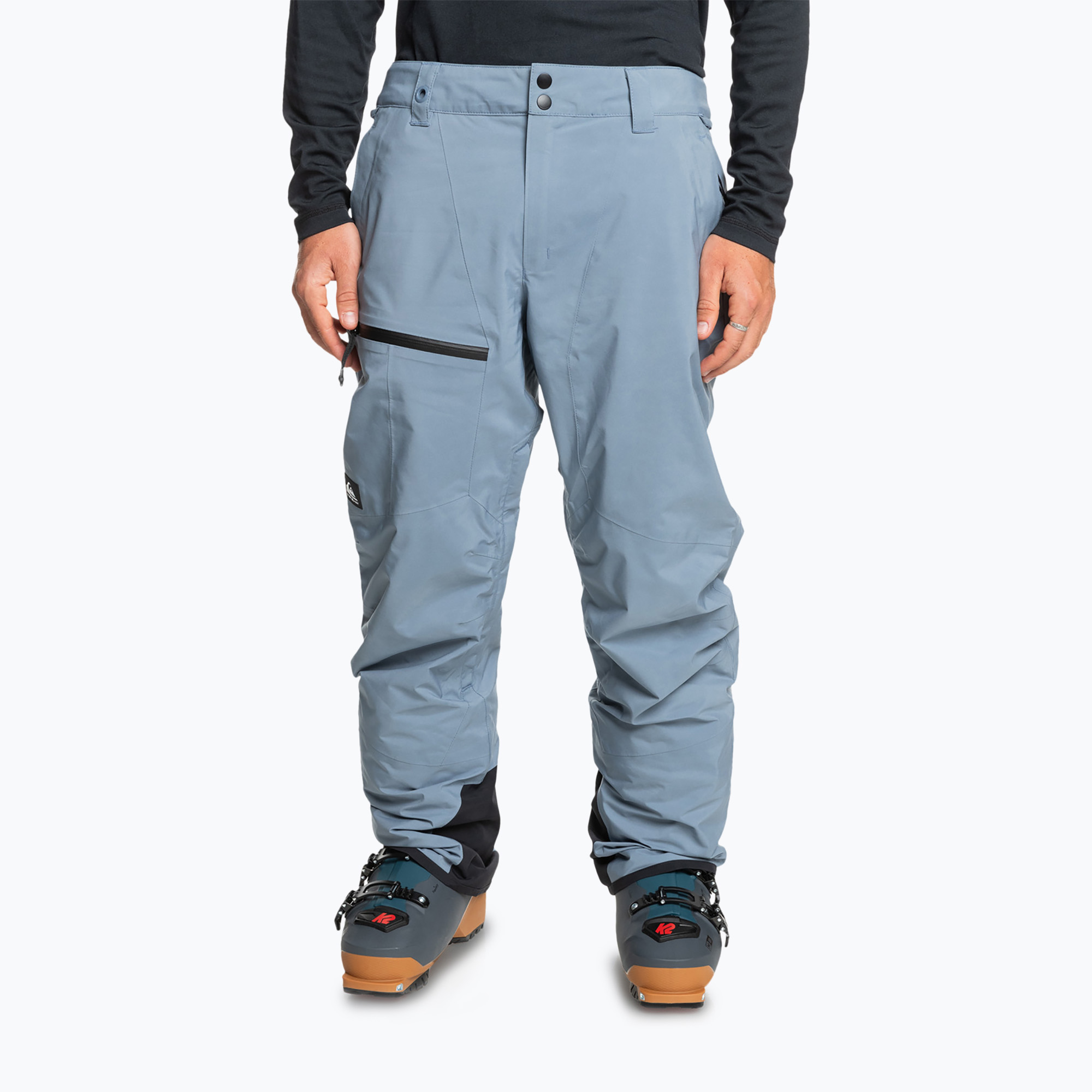 Men's snowboard trousers Quiksilver Forever Stretch Gore-Tex flint stone (L)