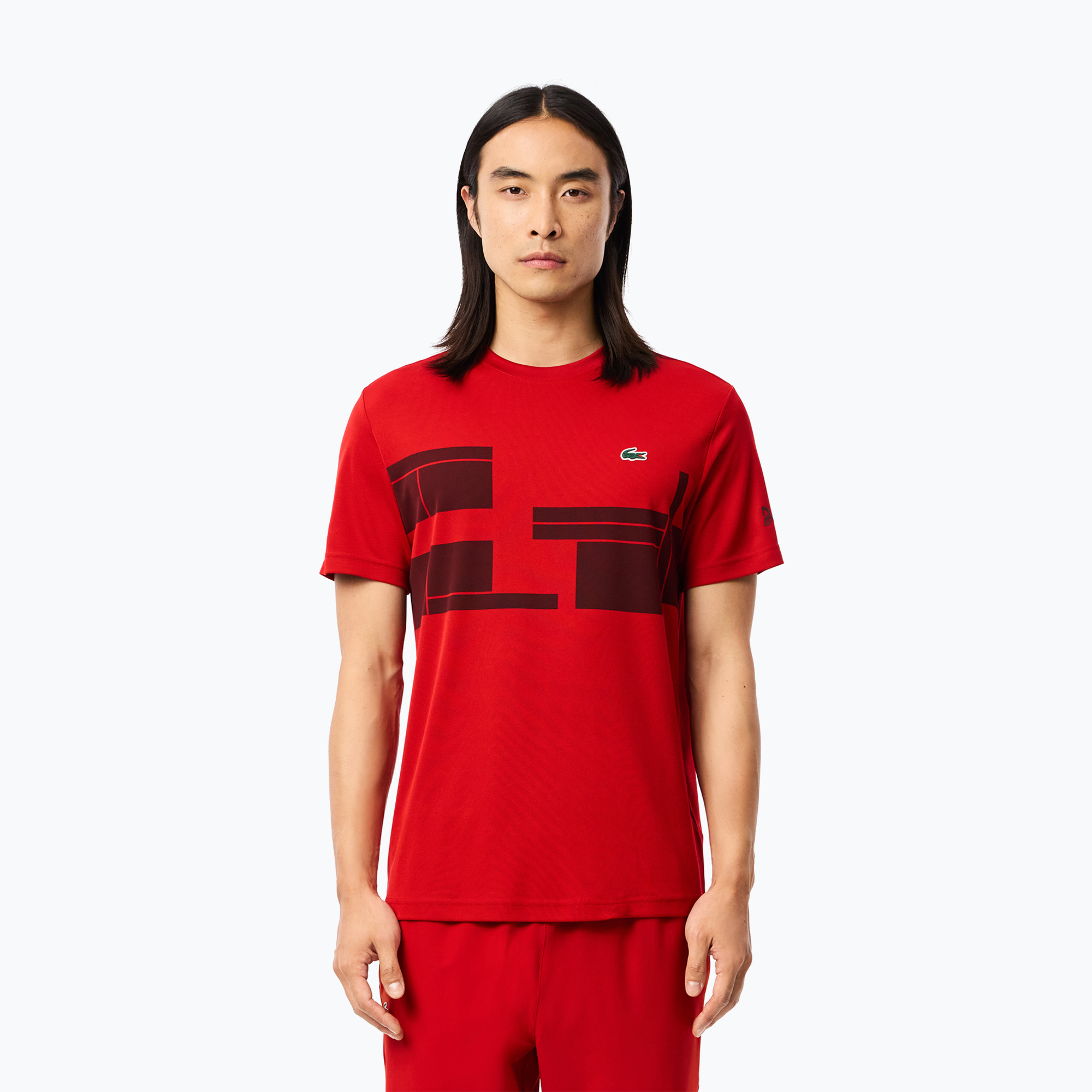 Lacoste men's T-shirt TH2525 opera / expresso (S)