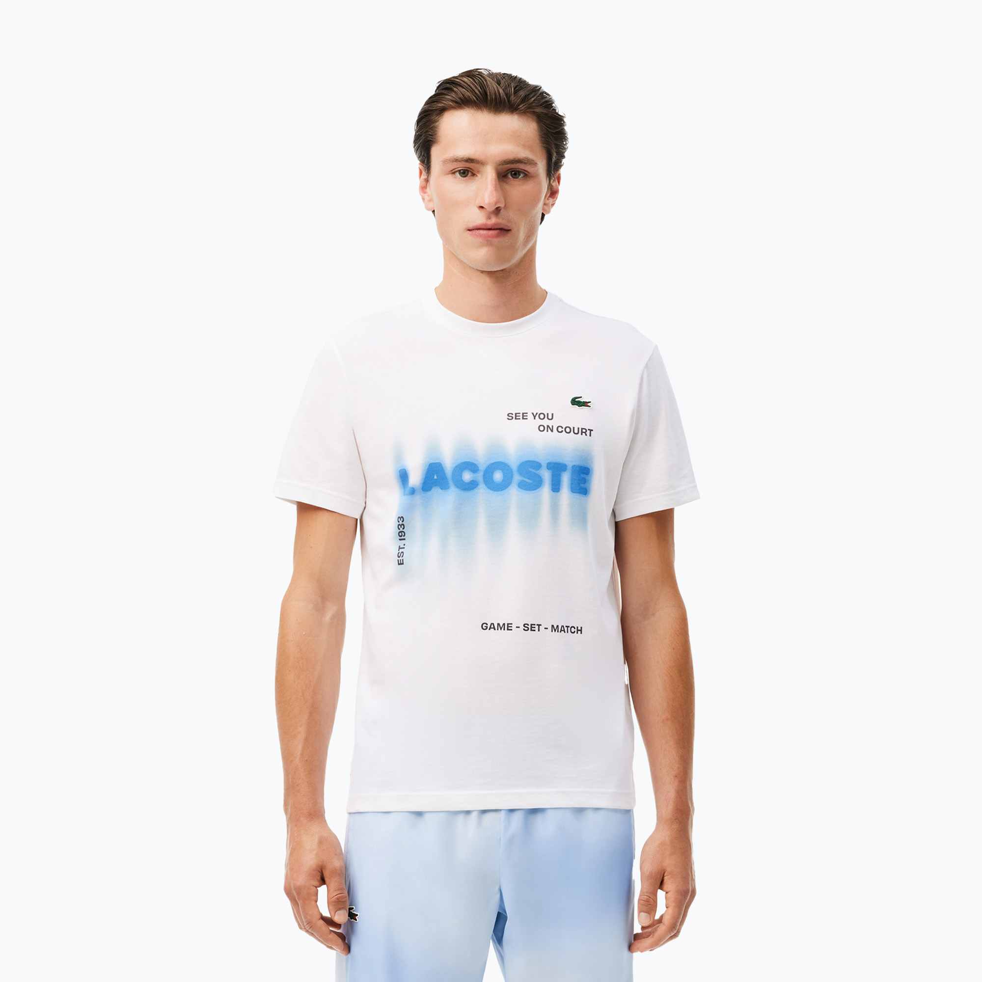 Lacoste men's t-shirt TH2617 white (XXL)