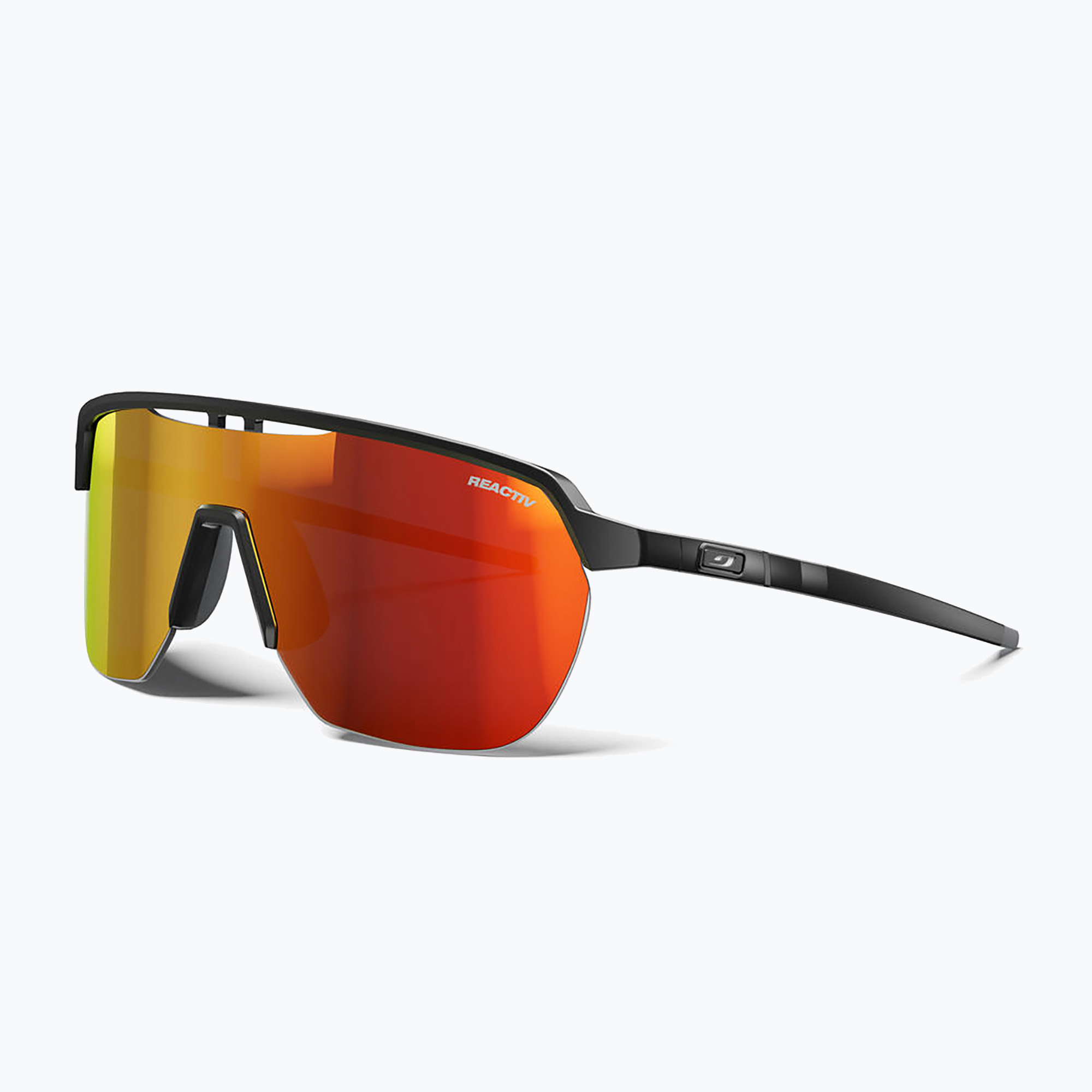 Julbo Frequency Reactiv Light Amplifier sunglasses matt black/gray/multilayer red (M)