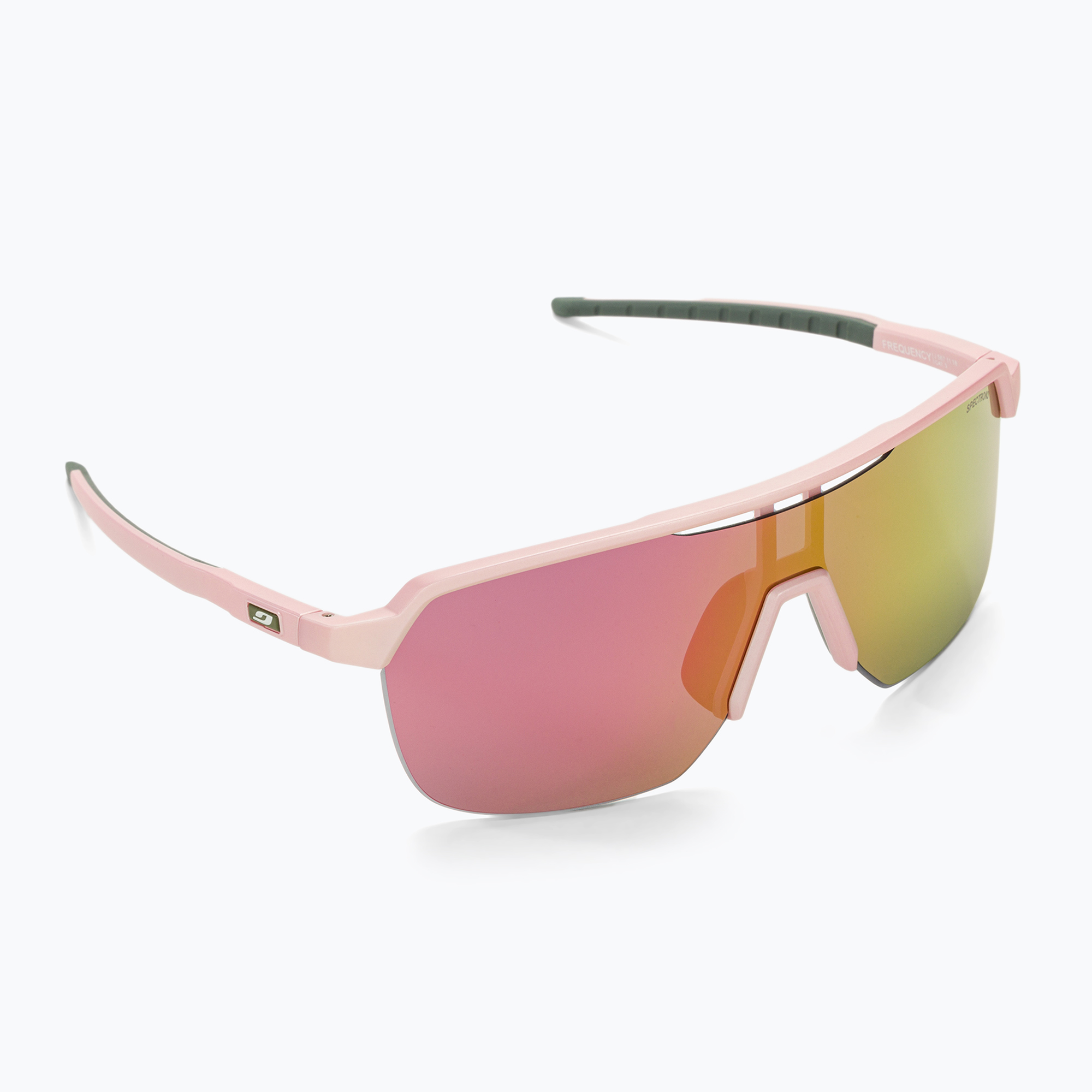 Julbo Frequency Spectron 3 pastel pink/green/pink flash sunglasses (M)