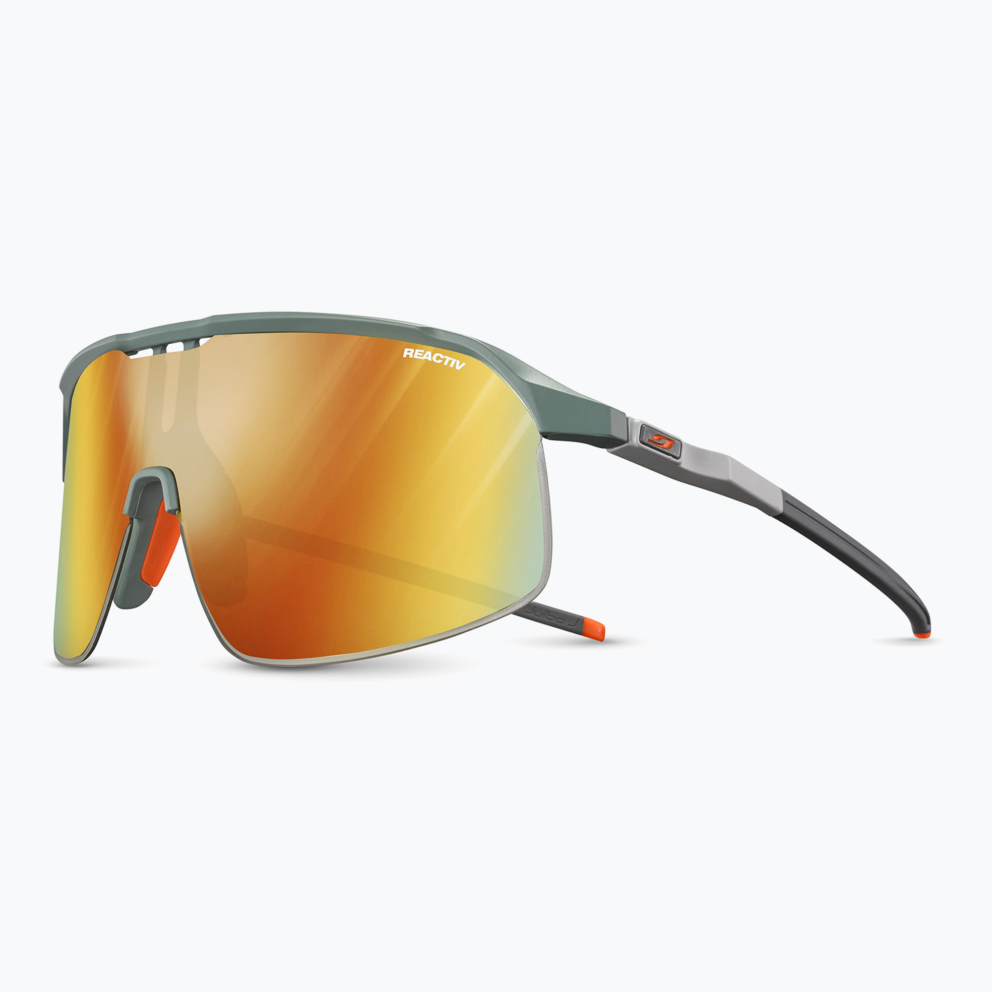 Julbo Density Reactiv 1-3 Light Amplifier green olive/grey/multilayer red sunglasses