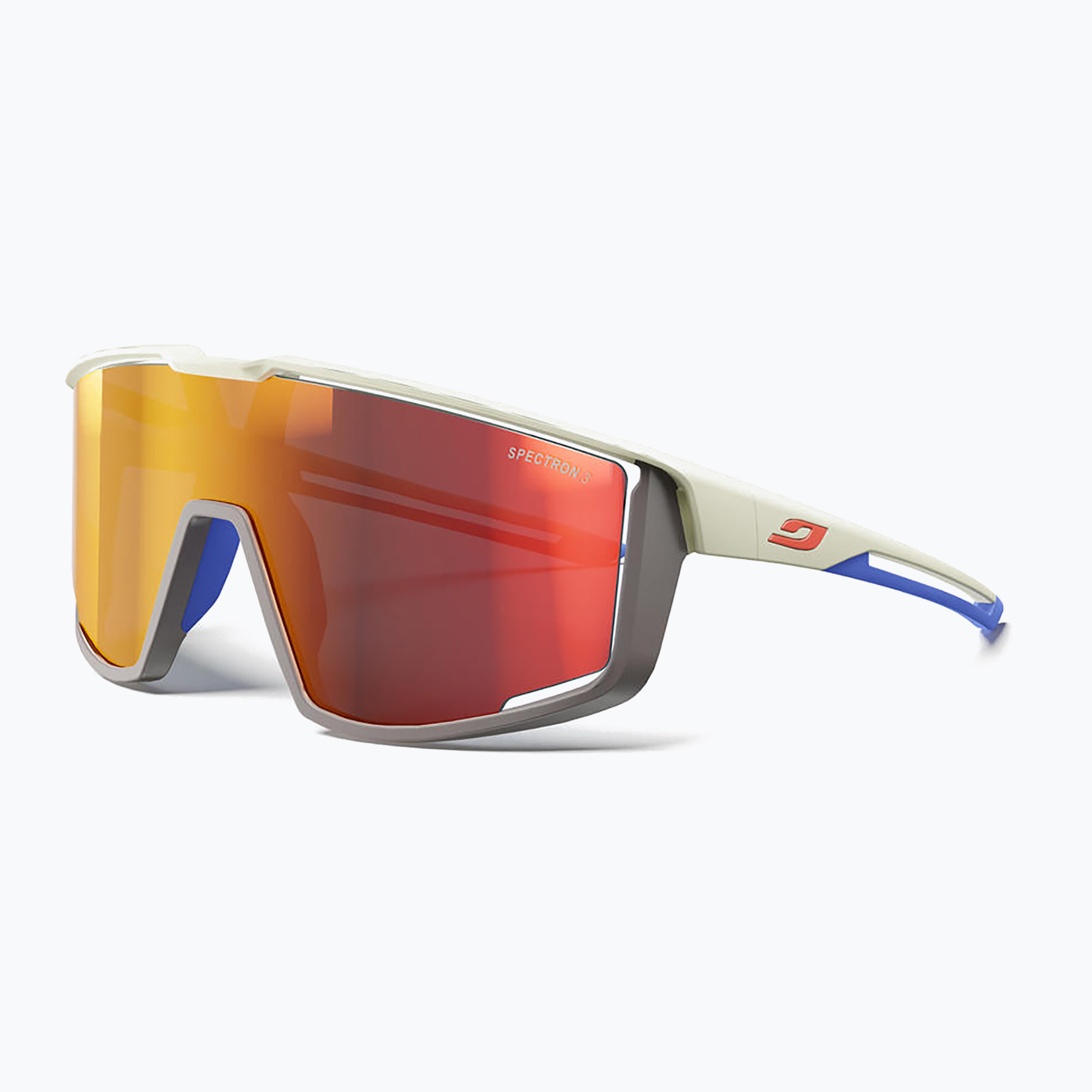 Julbo Fury Spectron matt light brown/brown/ blue/multilayer red sunglasses