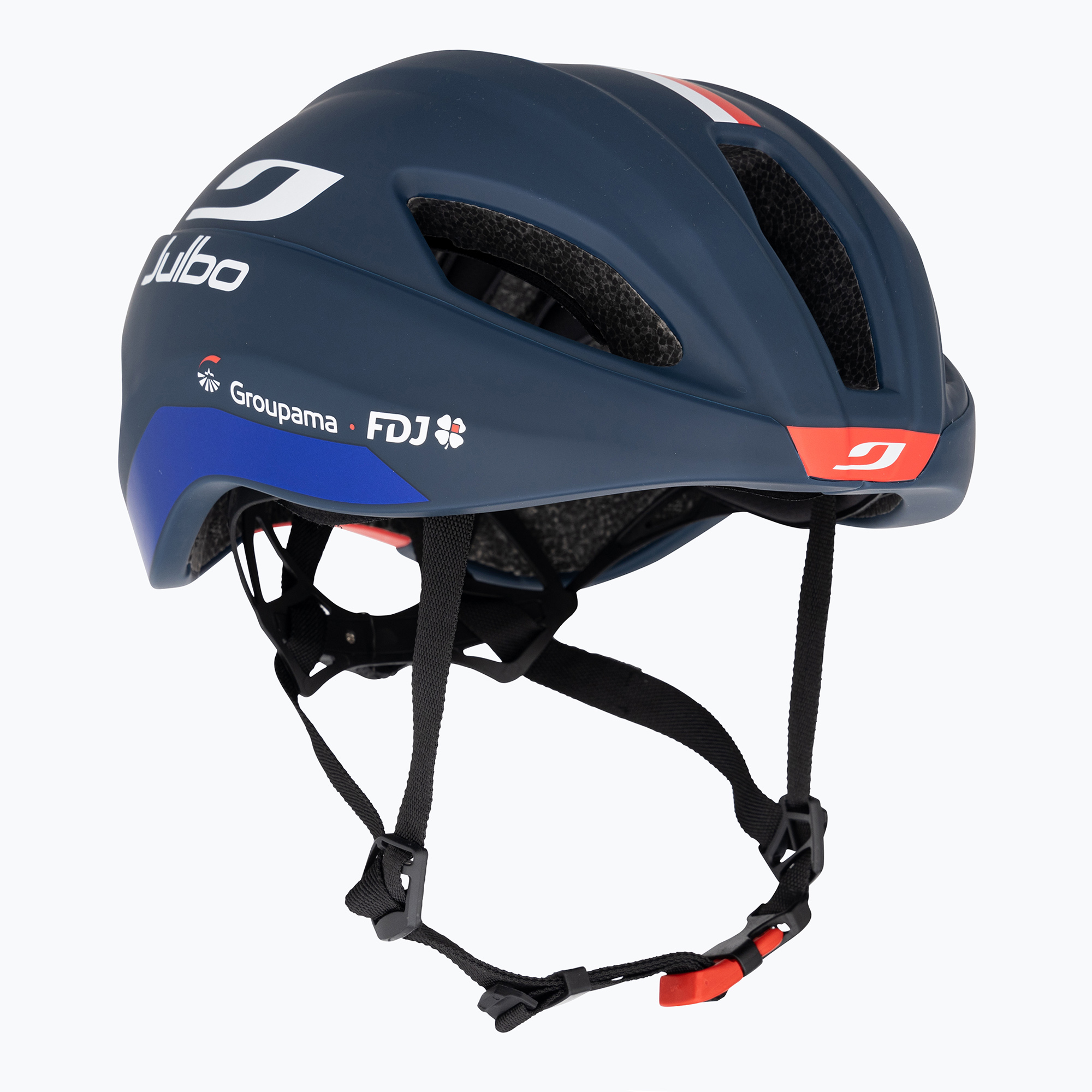 Julbo Sprint Groupama-FDJ dark blue/red/white bike helmet (58-61 cm (L))