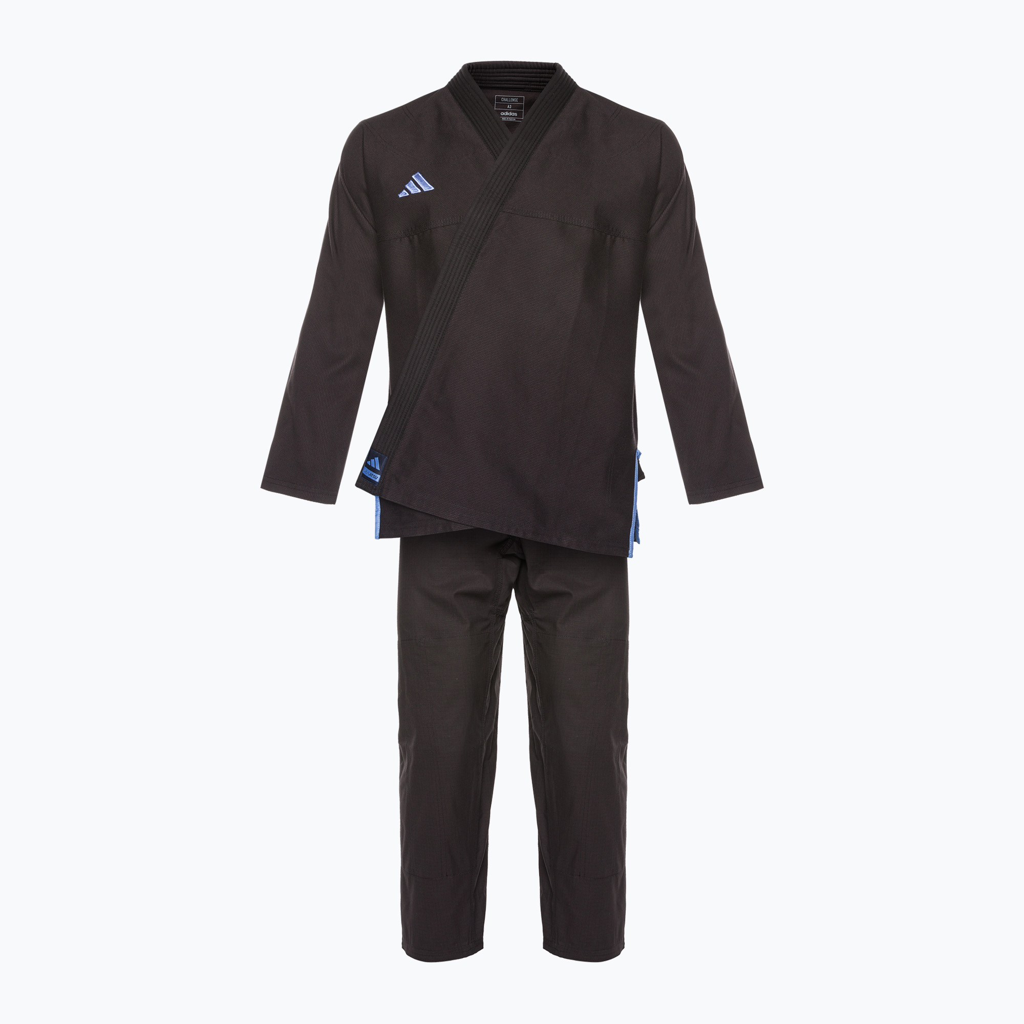 GI for Brazilian jiu-jitsu adidas Challenge 2.0 black/gradient blue (A1)