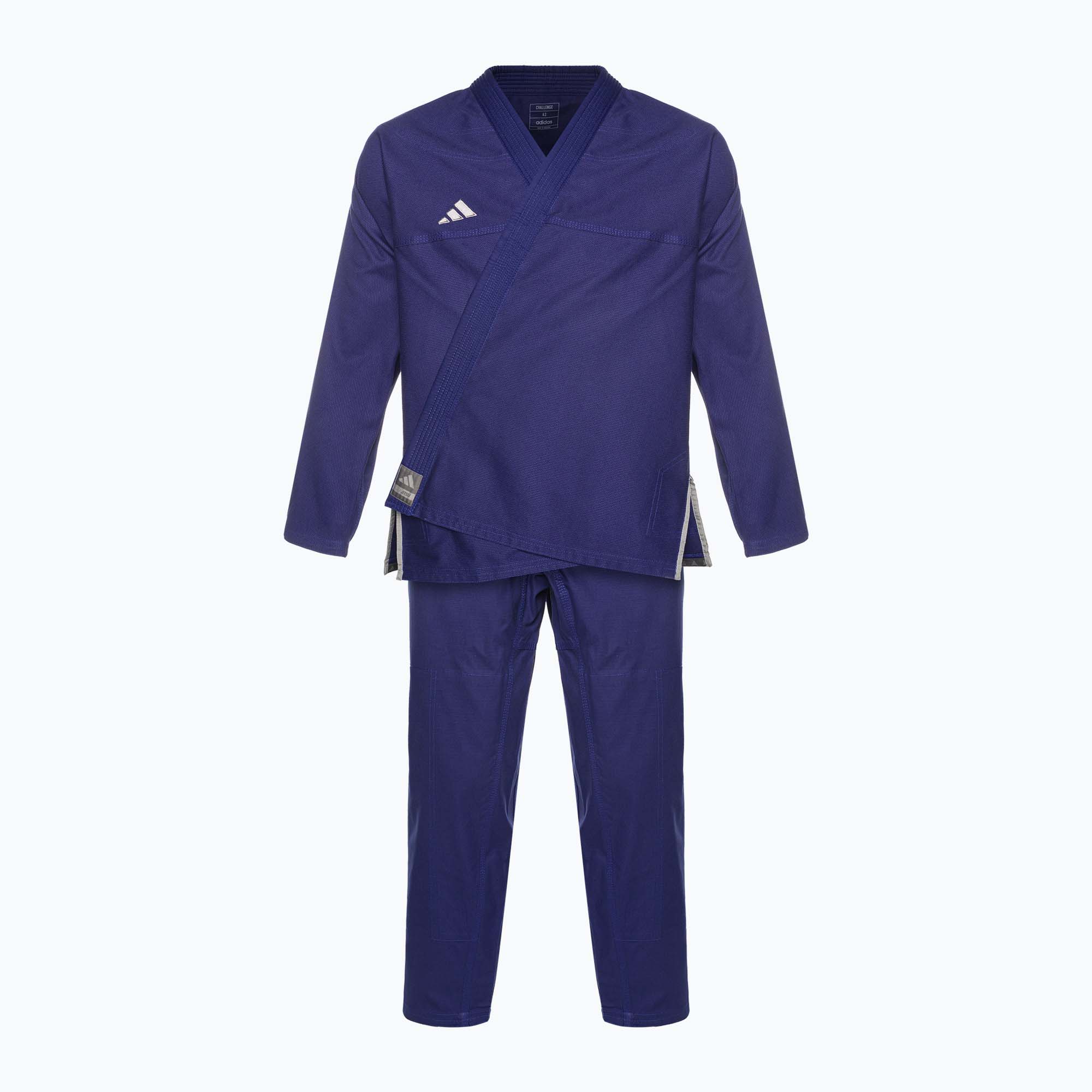 GI for Brazilian jiu-jitsu adidas Challenge 2.0 blue/grey (A3)