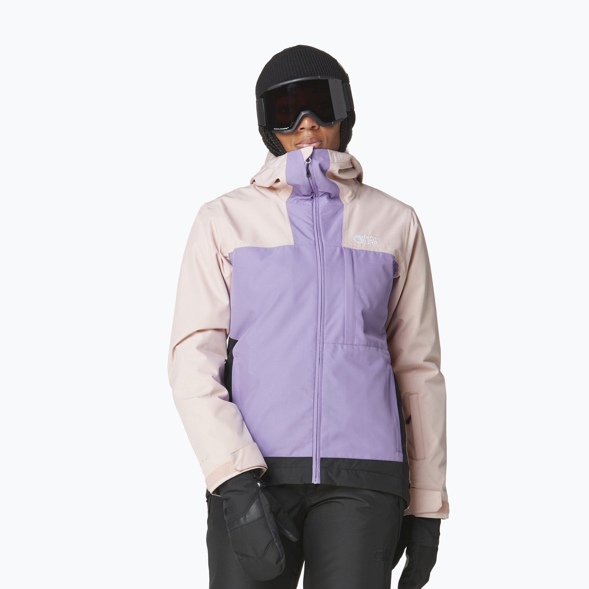 Women's Picture Seakrest ski jacket shadow grey / paisley purple (XS)