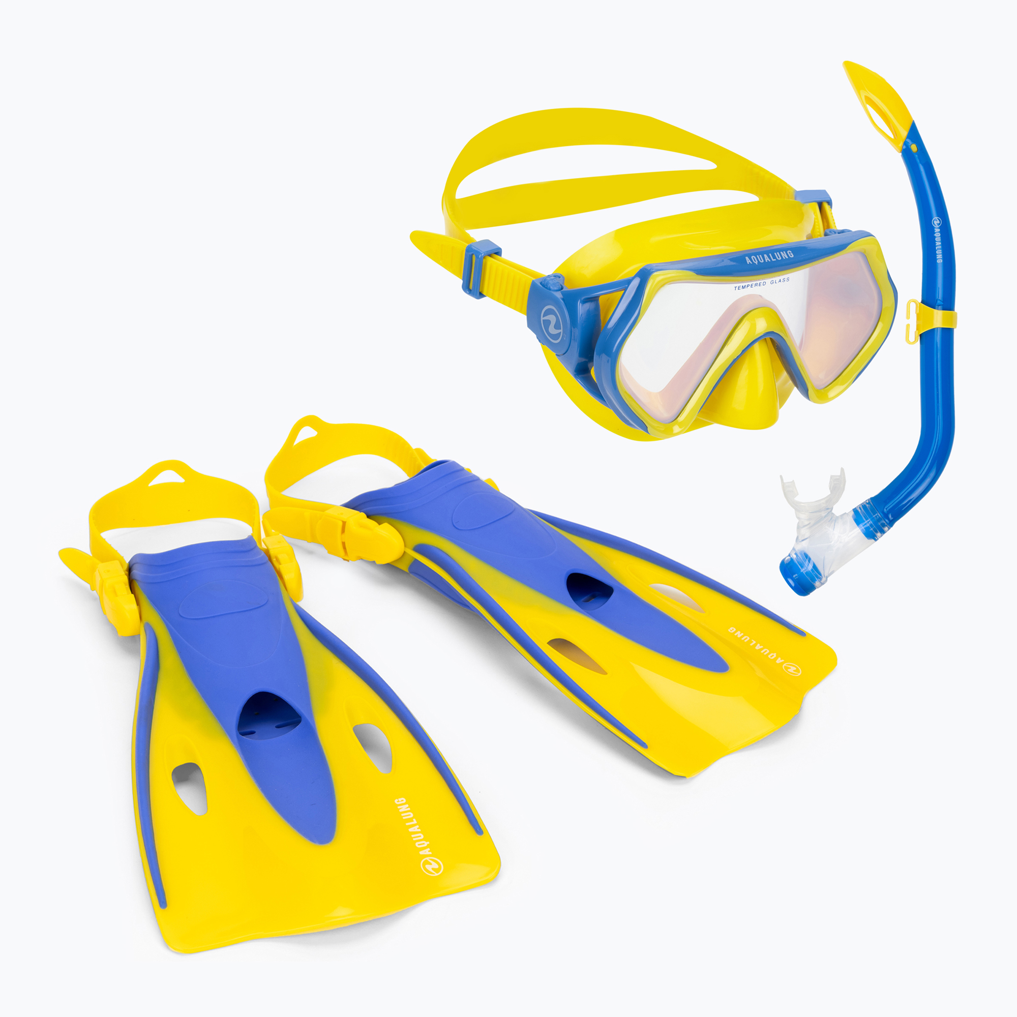 Aqualung Hero children's snorkel kit yellow and blue SV1160740SM (L-XL)