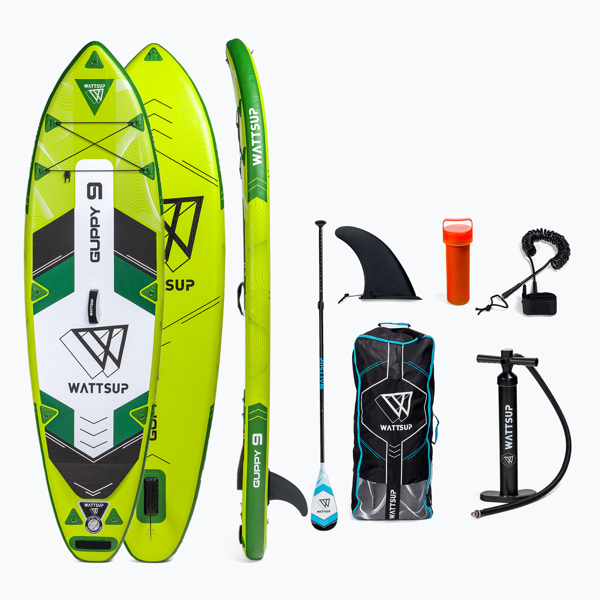 WATTSUP Guppy 9'0'' green SUP board PB-WGPY91 (274 cm)