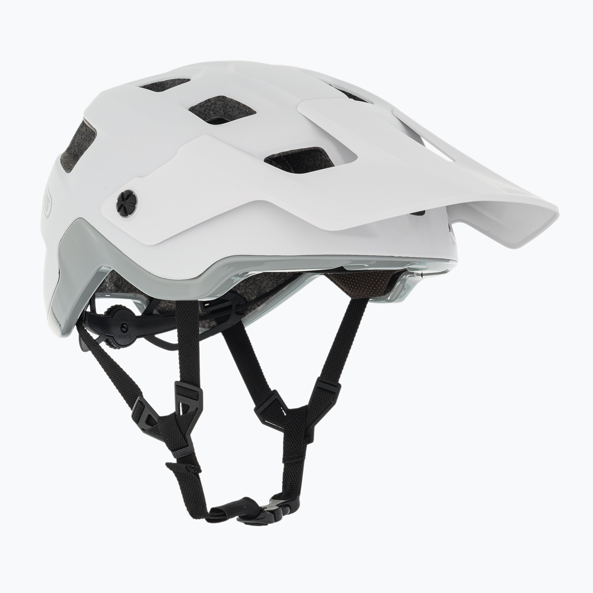 ABUS bike helmet MoDrop fleece white (51-55 cm (S))