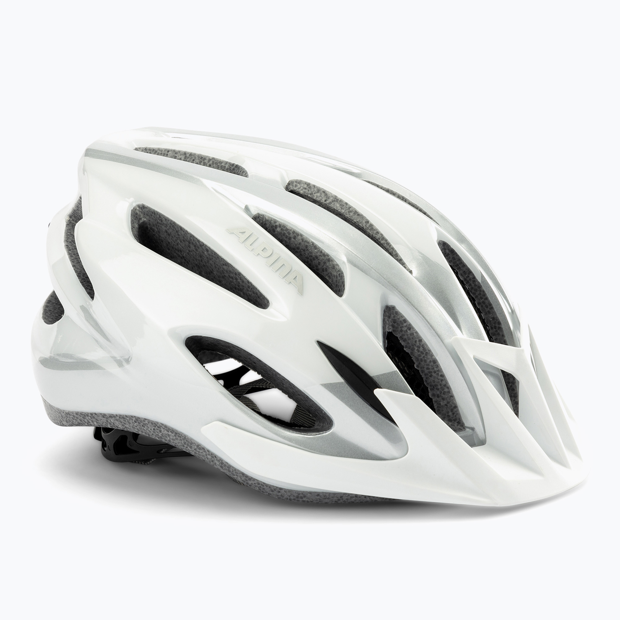 Bicycle helmet Alpina MTB 17 white/silver (54-58 cm)