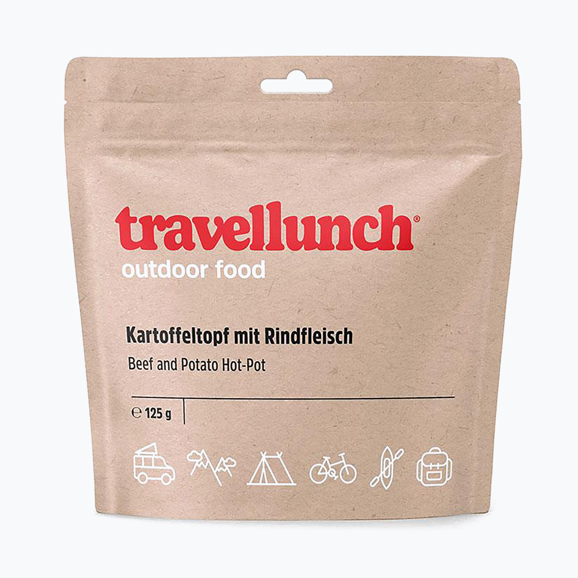Freeze-dried food travellunch HOT-POT with beef, potatoes and vegetables 125 g