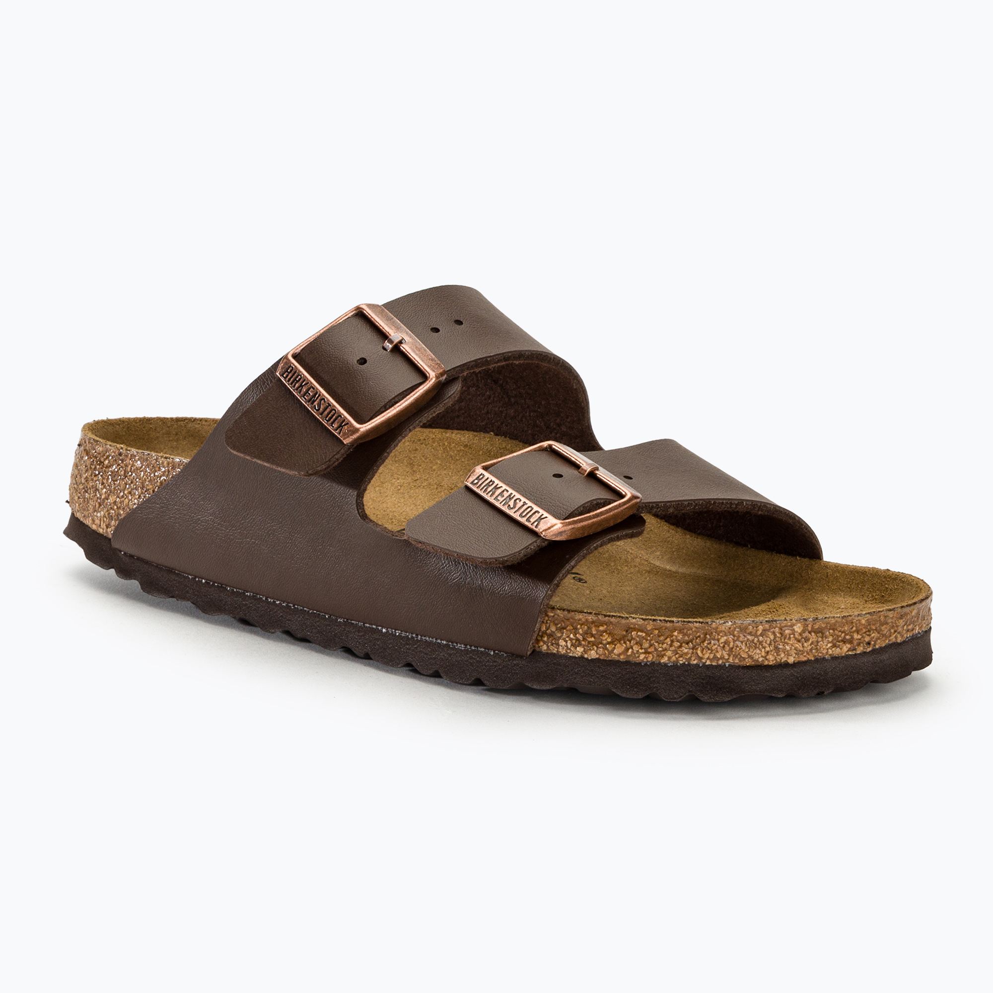 BIRKENSTOCK Arizona BF Narrow dark brown slides (40 EU)