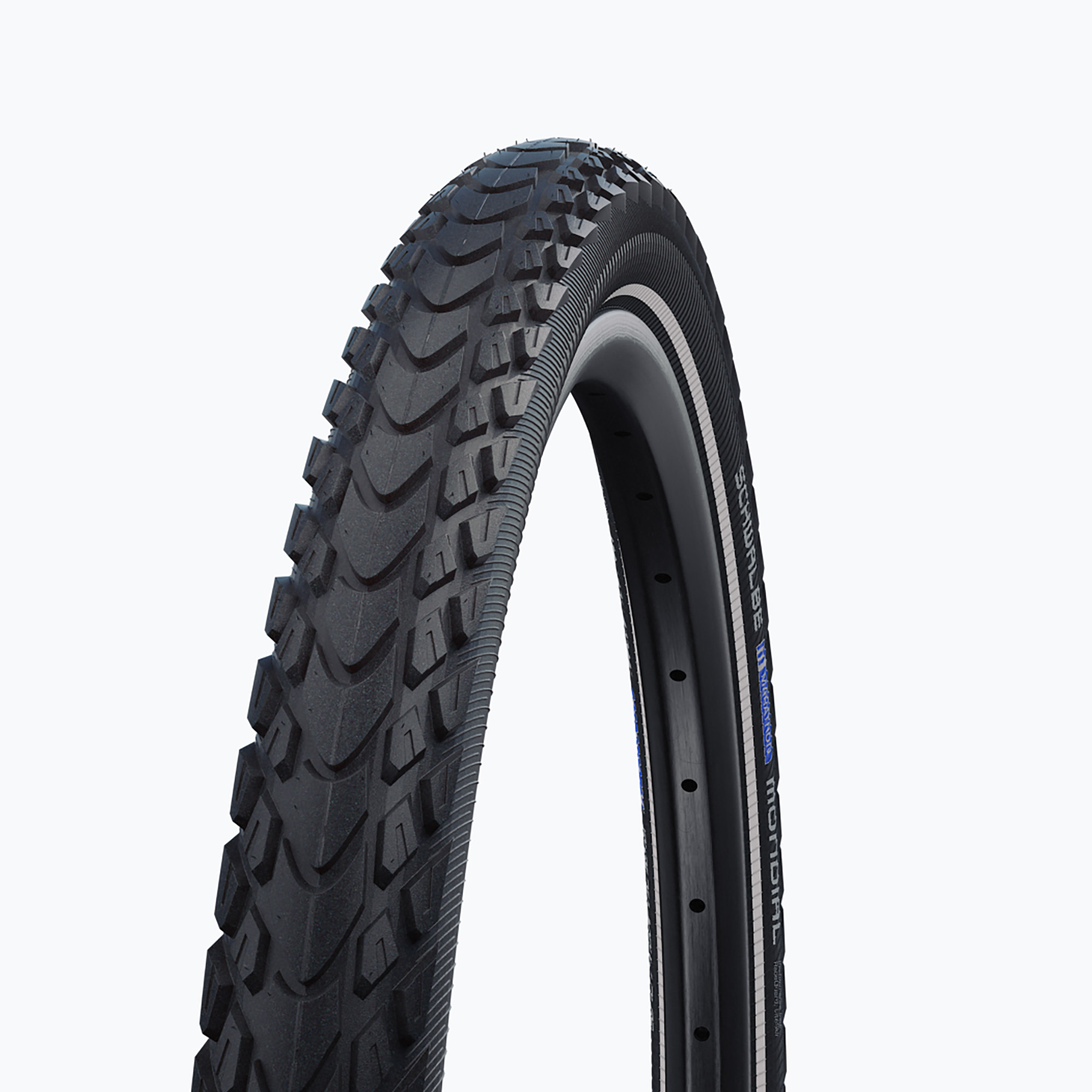 SCHWALBE Marathon Mondial Raceguard Addix wire black reflex bicycle tyre (28 x 1.40)
