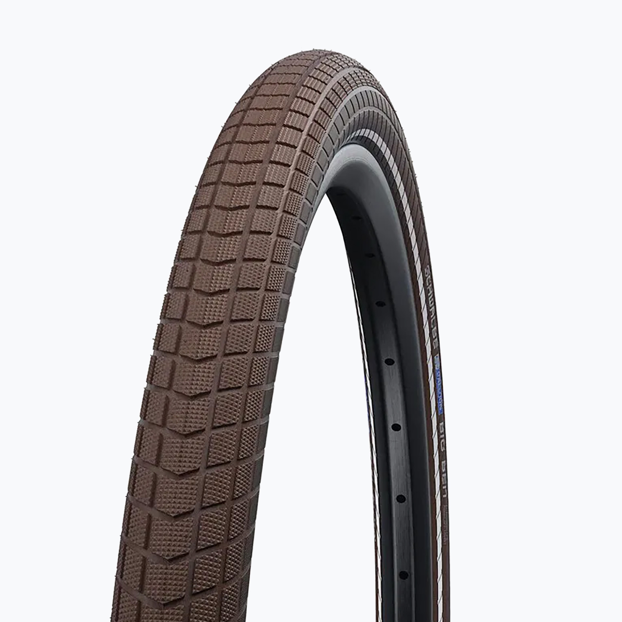 SCHWALBE Little Big Ben Race K-Guard SBC 28 x 1.50 brown reflex bike tyre (28 x 1.50)