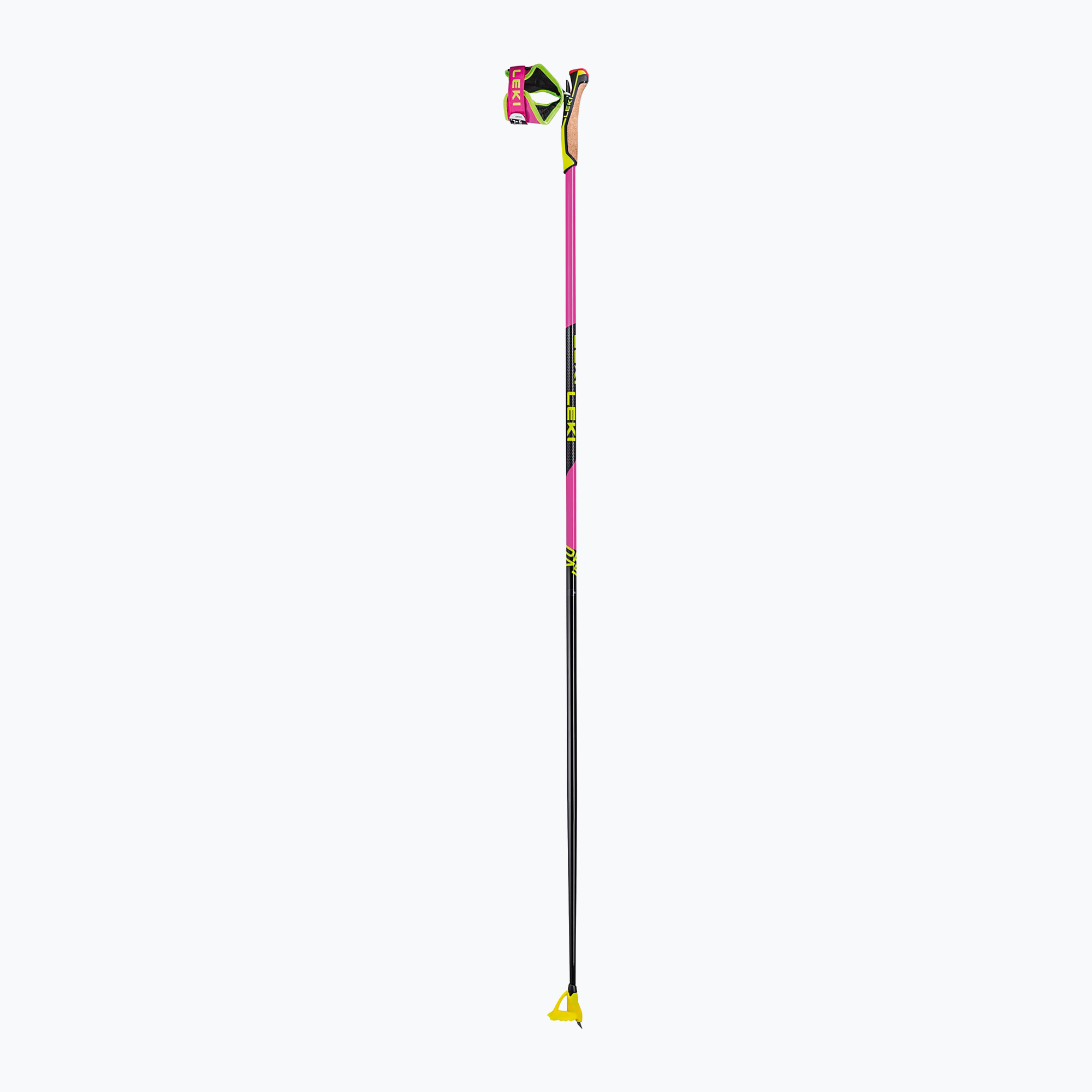 LEKI PRC 750 cross-country ski pole neon pink/ neon yellow/ black (150 cm)