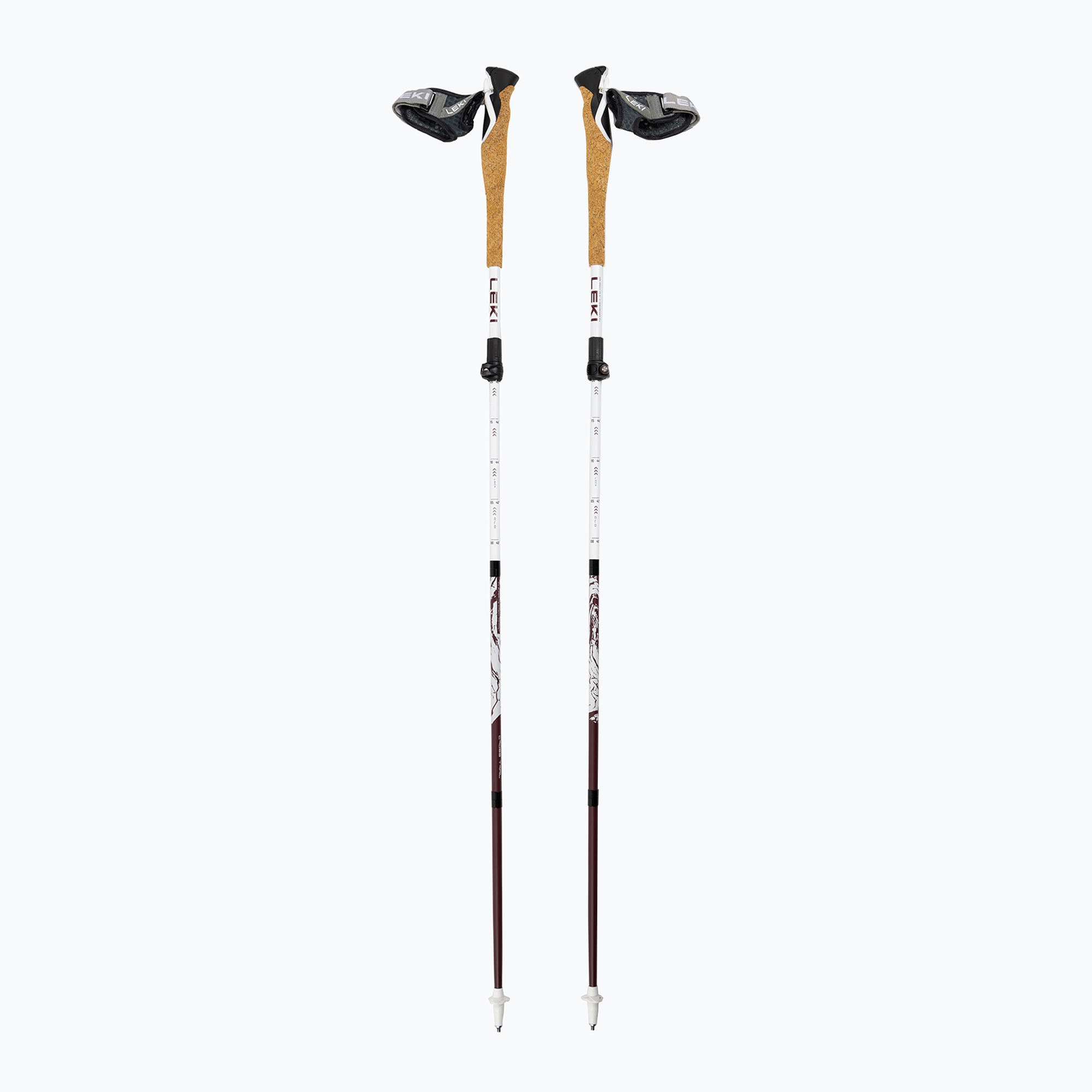 LEKI Cross Trail FX Superlite Compact white/mint/black trekking poles