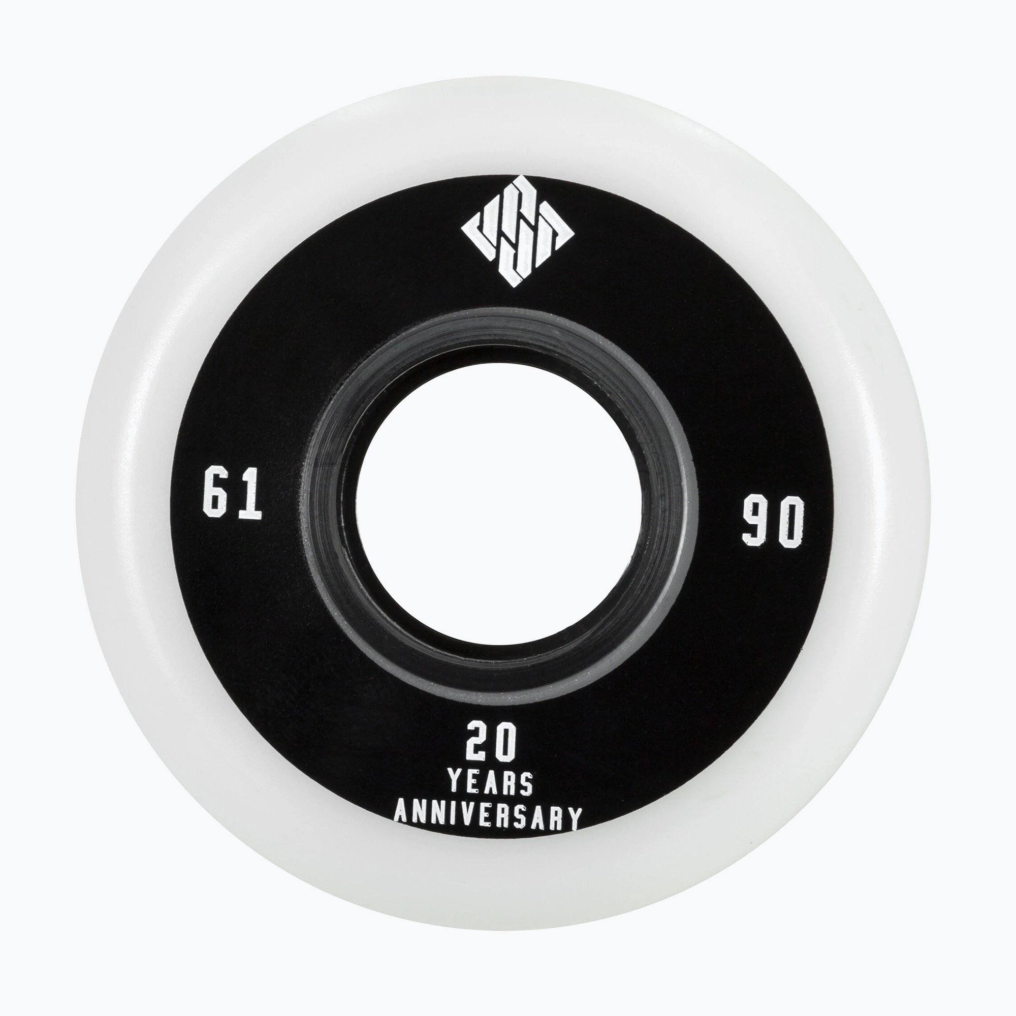 USD TEAM 61mm/90A rollerblade wheels 4 pcs white 700482 (61 mm / 90A)