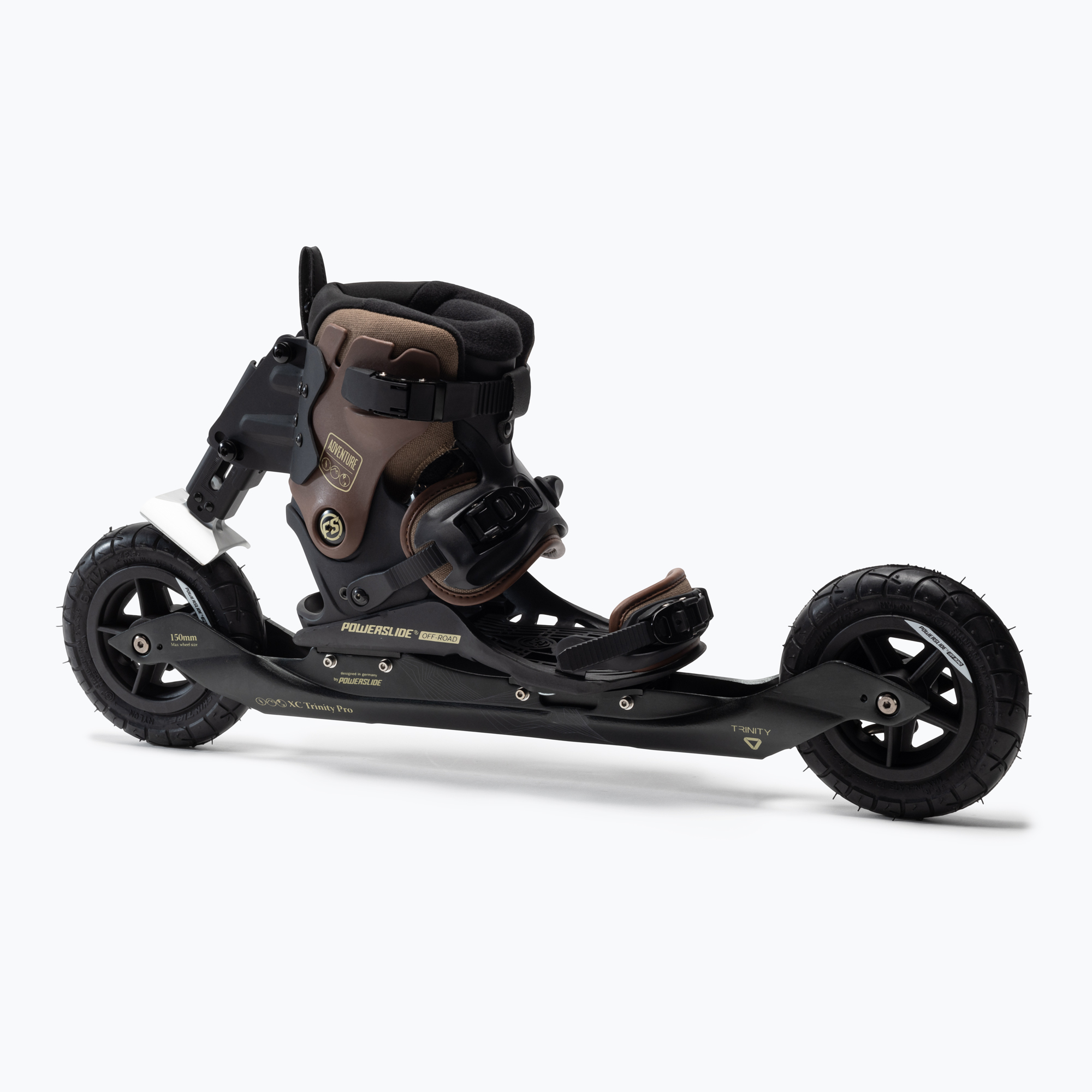 Powerslide XC Skeleton 150 off-road skates black/brown 908230 (43-49 EU)