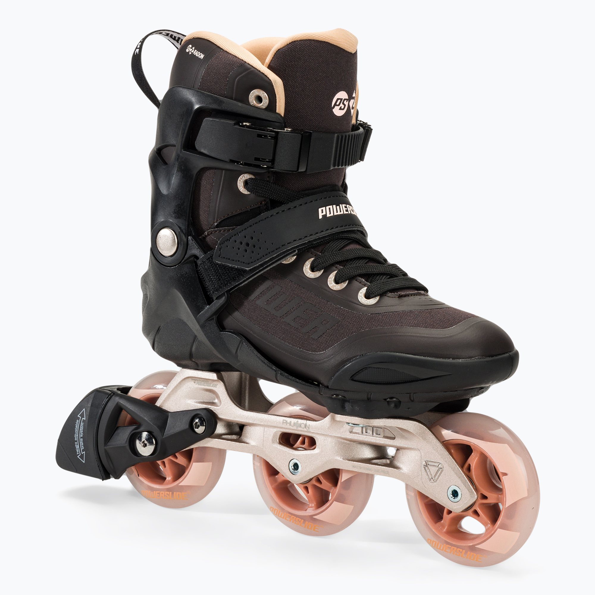 Powerslide Radon 90 bronze women's roller skates (40 EU)