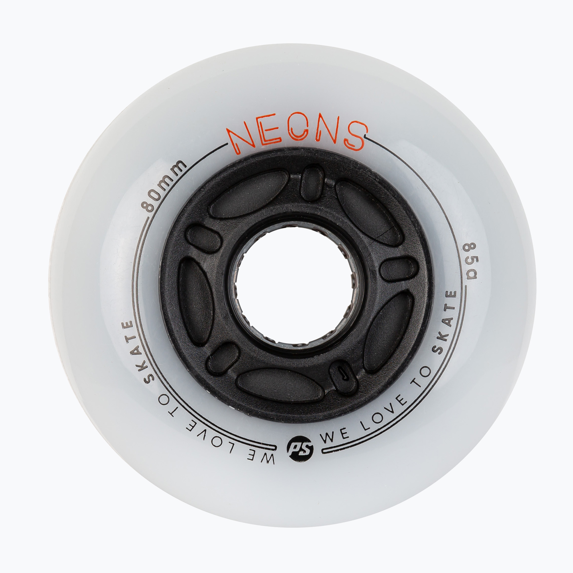 Powerslide Neons 80 mm/85A rollerblade wheels 4 pcs orange (80 mm / 85A)