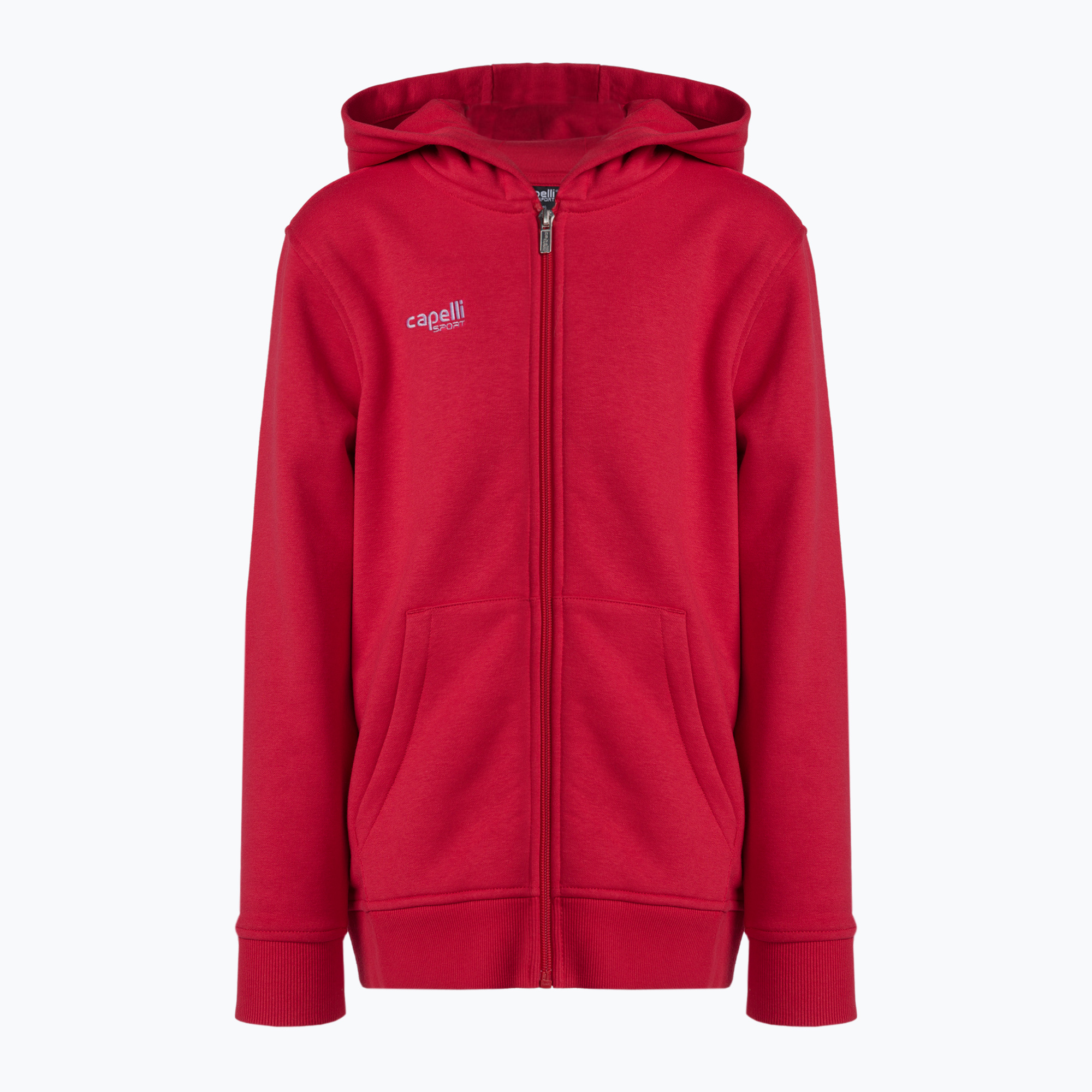 Capelli Basics Youth Zip Football Hoodie red (L)