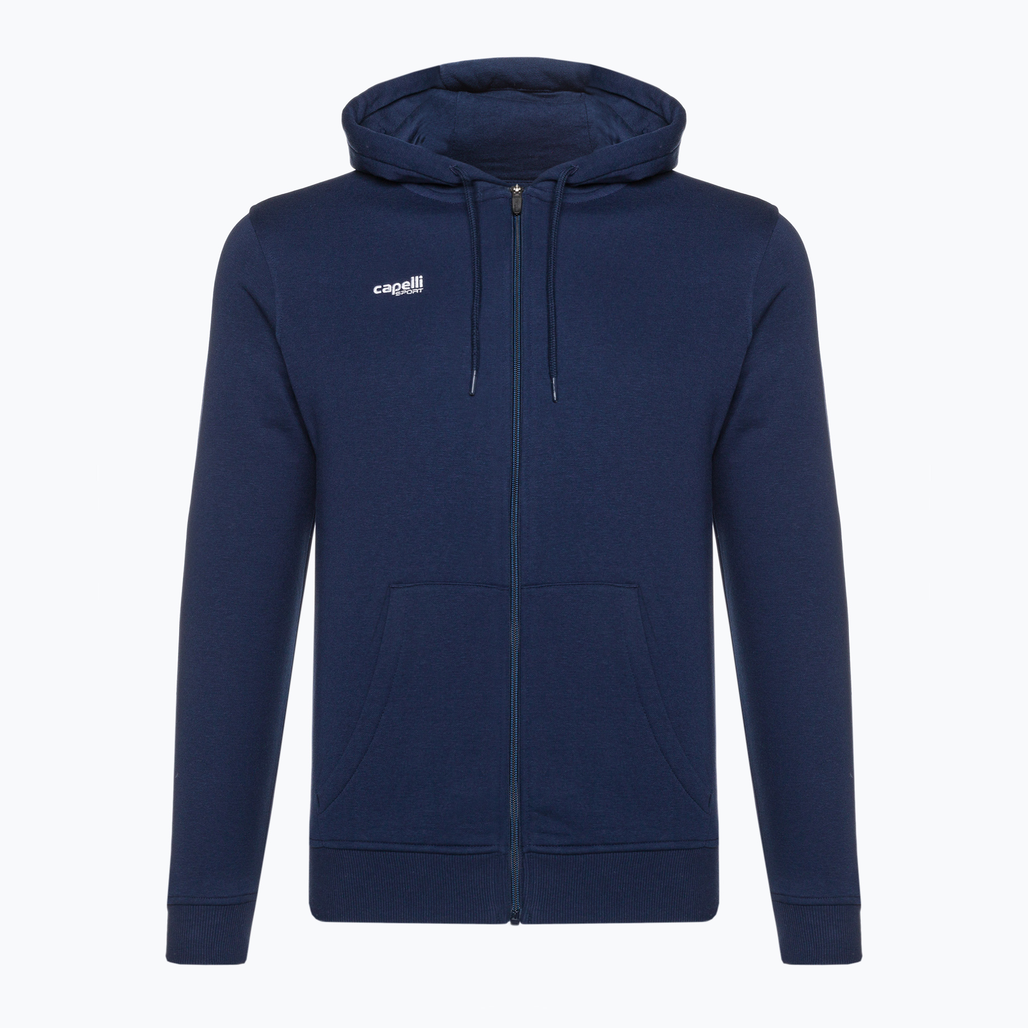 Men's Capelli Basics Adult Zip Hoodie football sweatshirt navy (XXL)