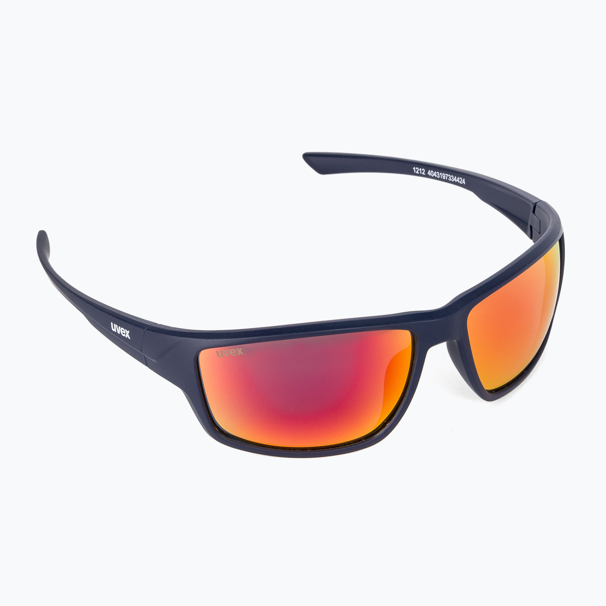 UVEX Sportstyle 230 blue mat/mirror red cycling goggles S5320694416