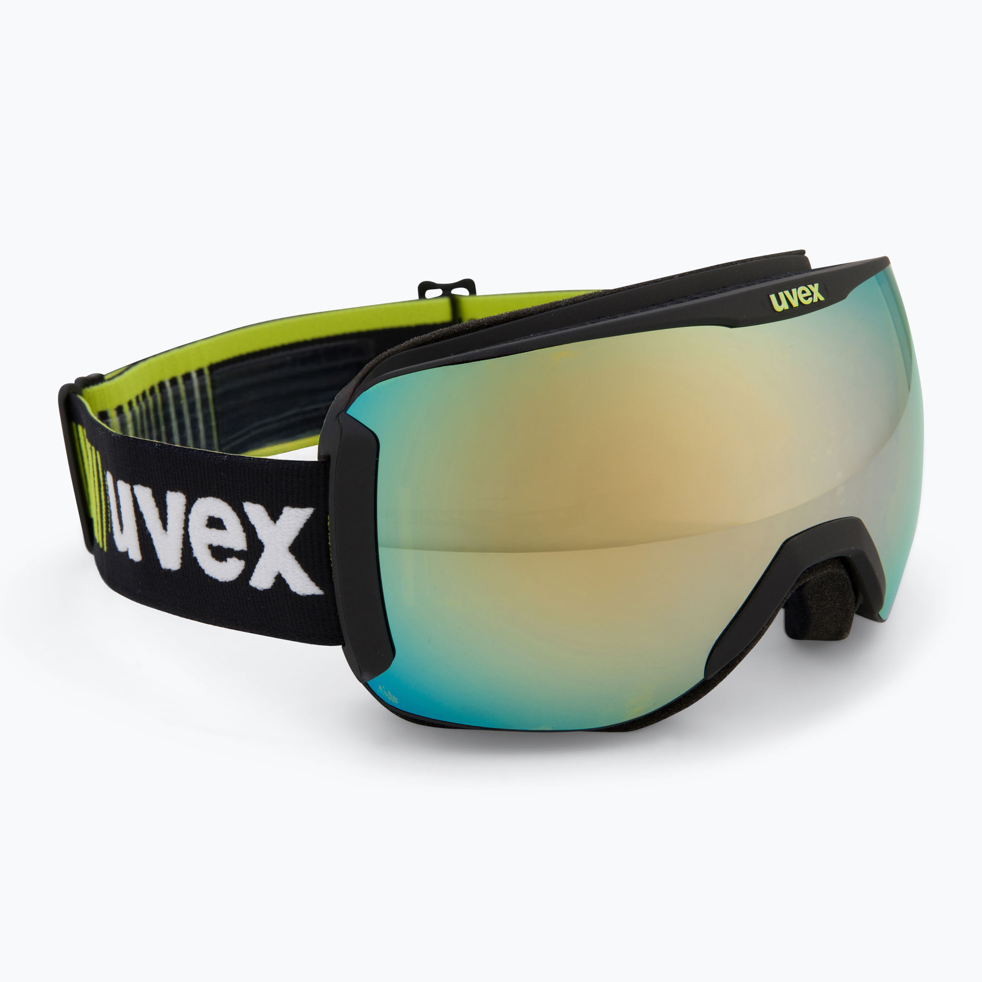 UVEX Downhill 2100 CV Race ski goggles black matt/mirror gold clear