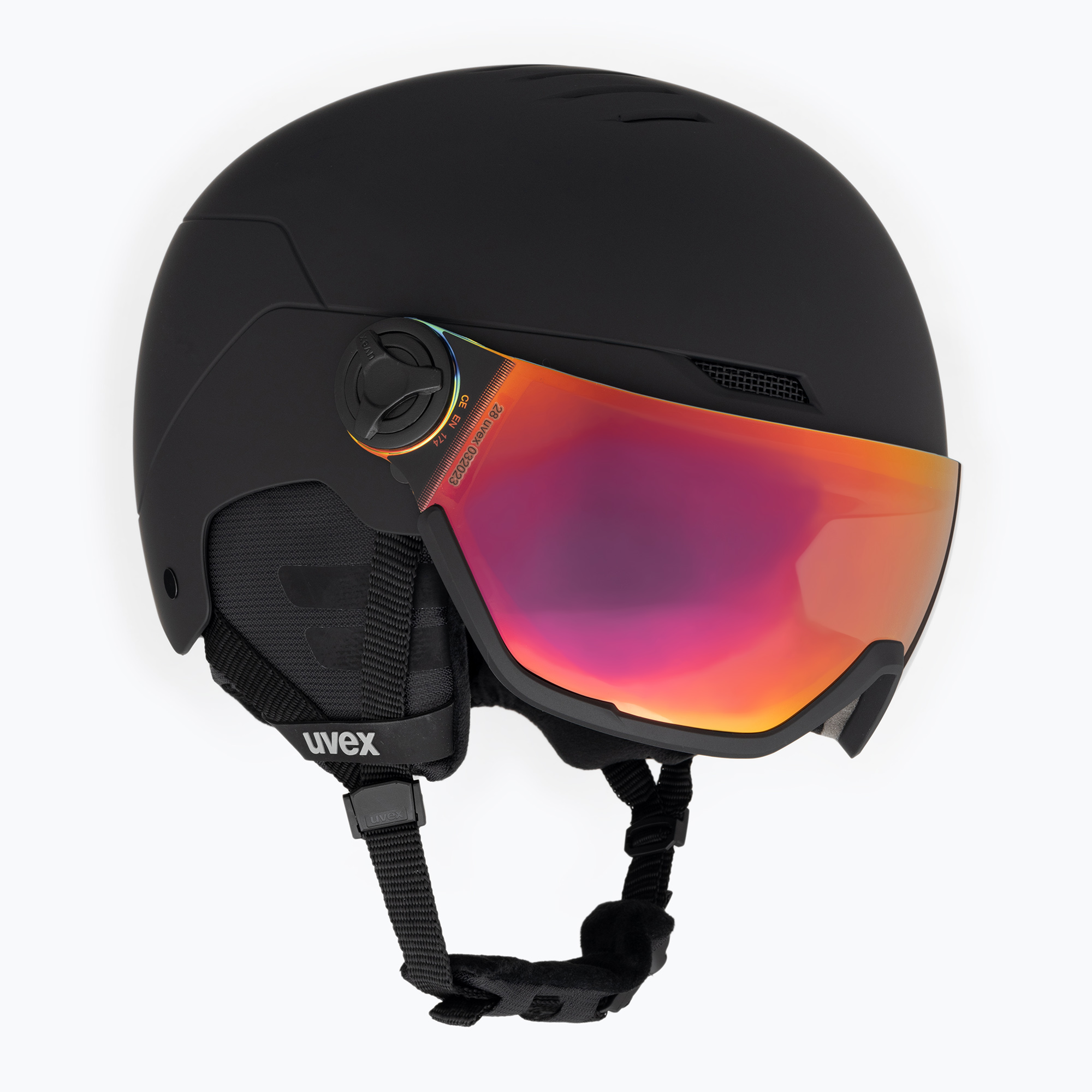 Ski helmet UVEX Wanted Visor black 56/6/262/1005 (54-58 cm)