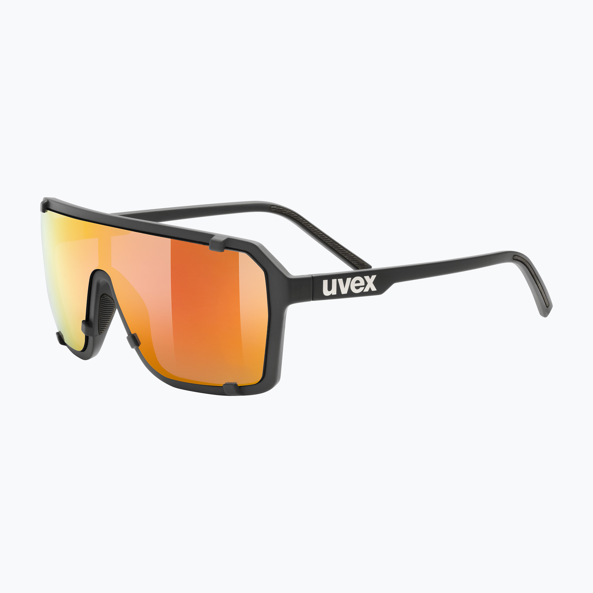 UVEX sunglasses Esntl Epic black matt/mirror red