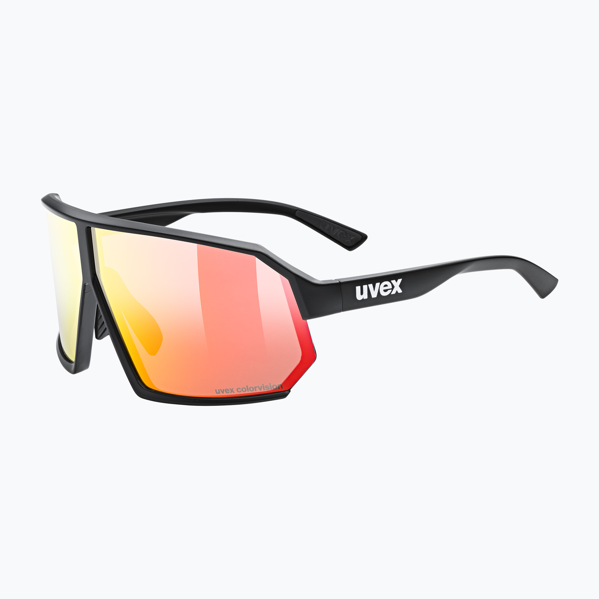 UVEX Sportstyle 237 CV black matt/mirror red sunglasses