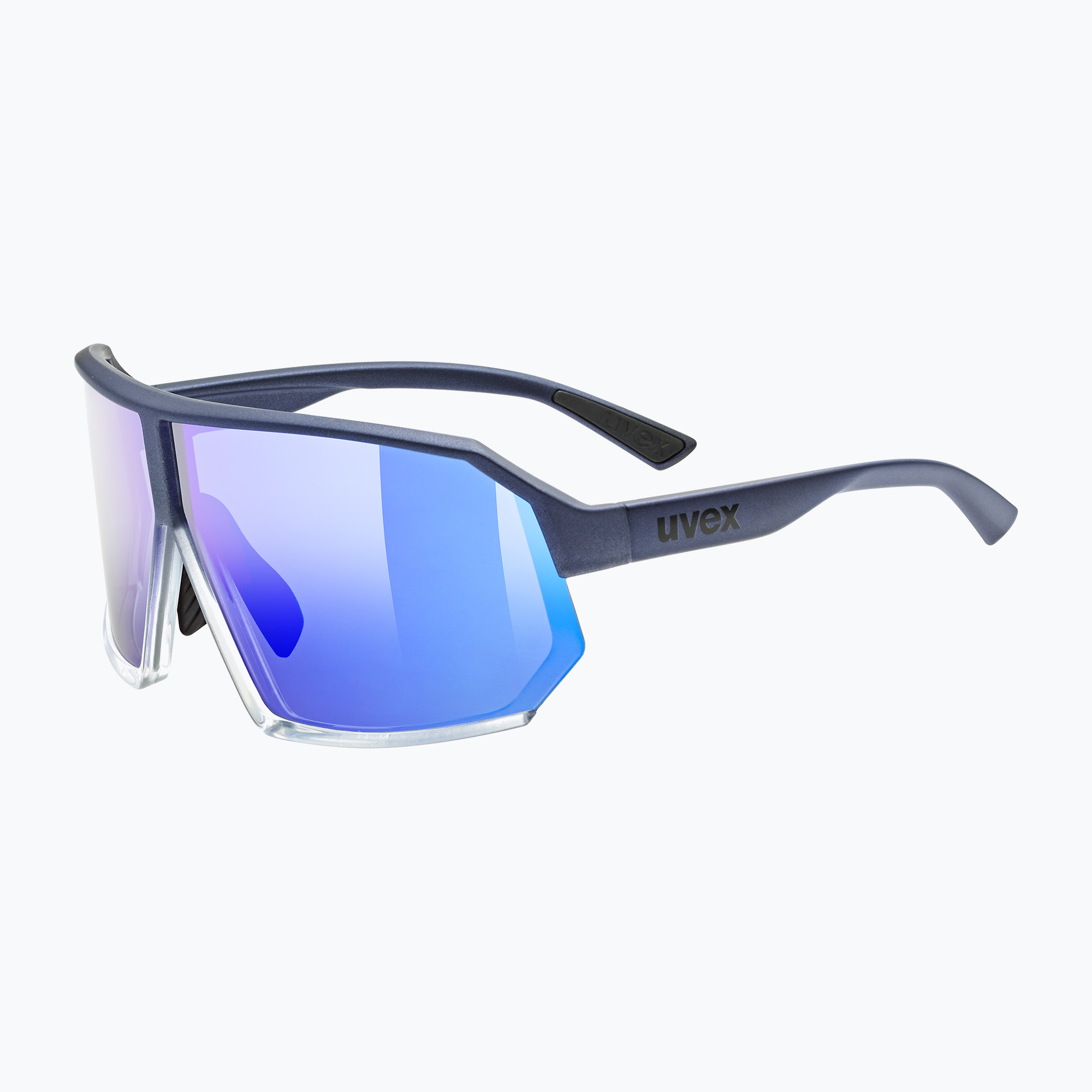 UVEX Sportstyle 237 metallic blue/clear/mirror blue sunglasses