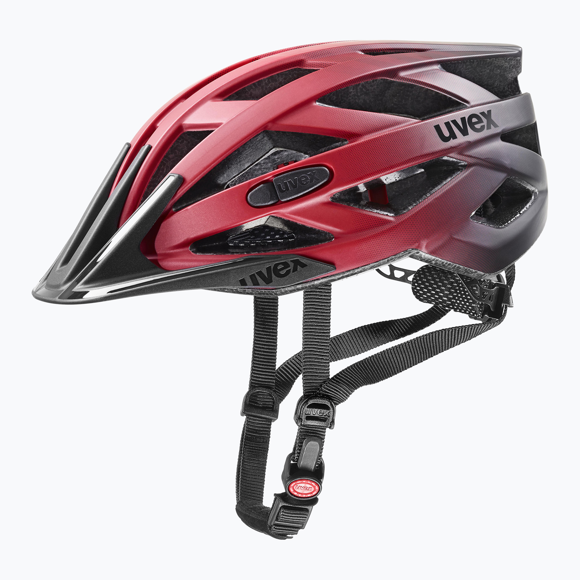 Bicycle helmet UVEX I-vo CC red / black matt (56-60 cm)