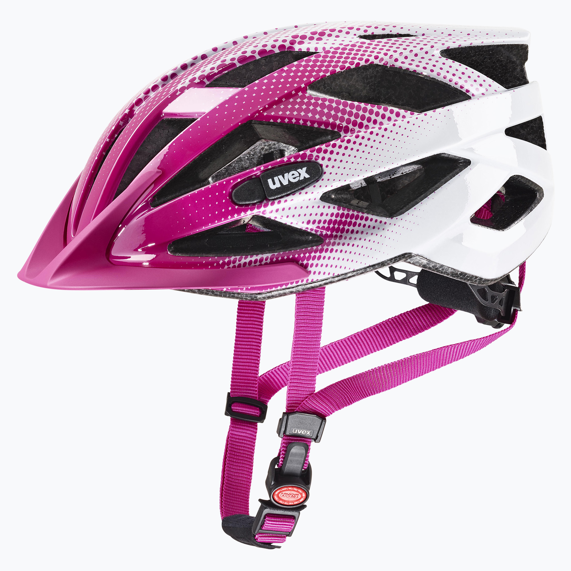 Bike helmet UVEX Air Wing pink / white