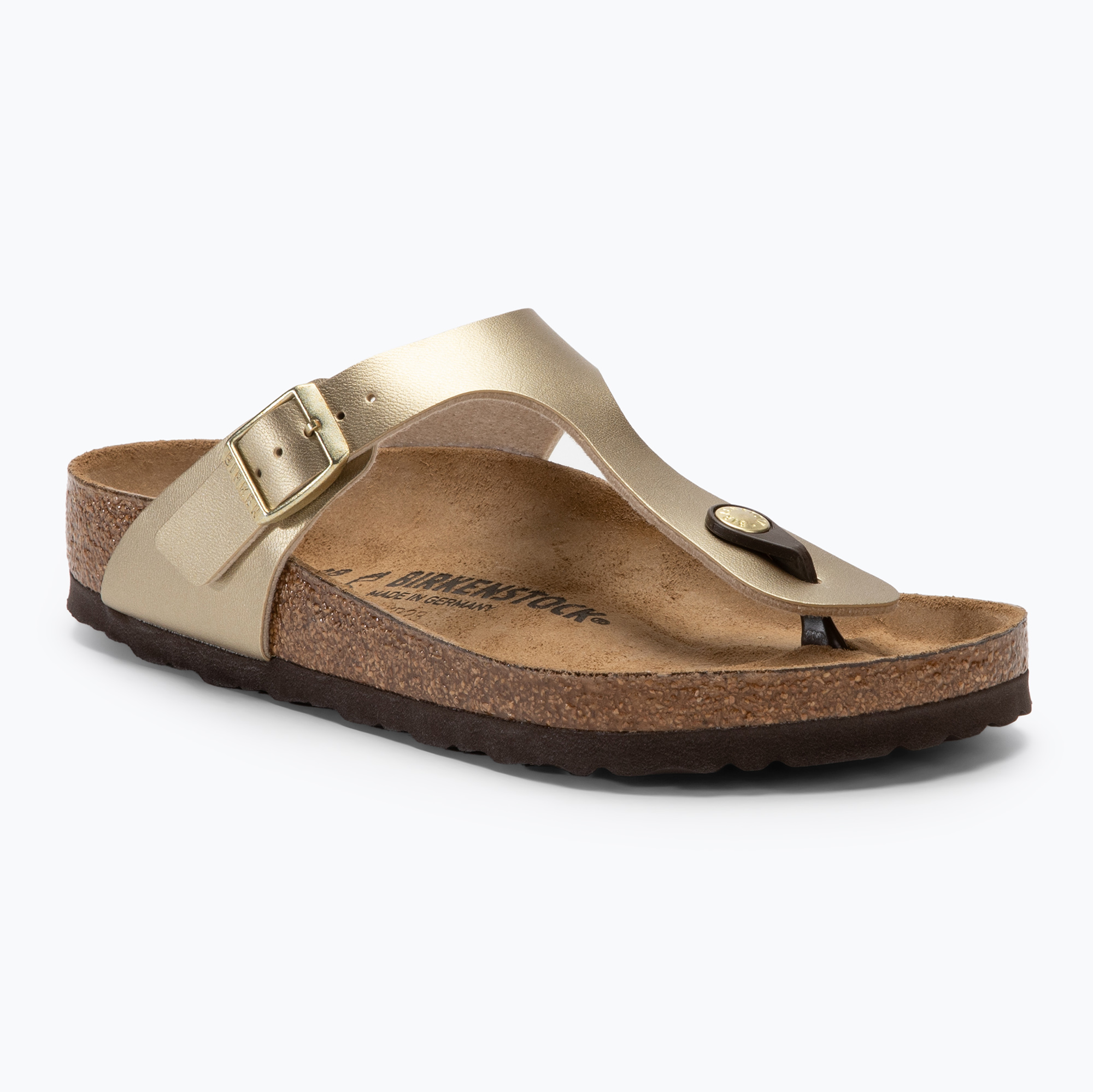 BIRKENSTOCK women's flip flops Gizeh BF Regular gold (35 EU)