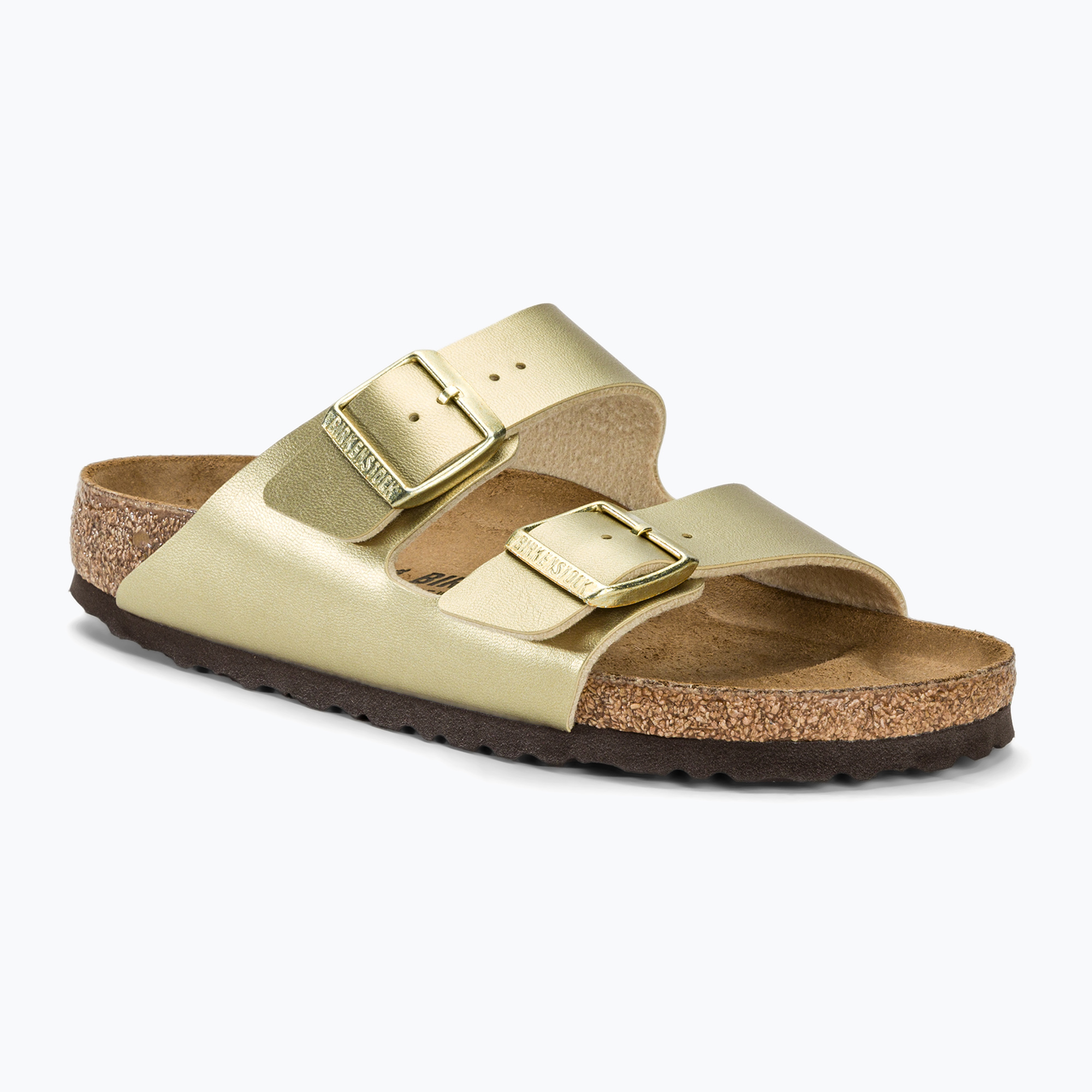 BIRKENSTOCK women's slides Arizona BF Narrow gold (40 EU)