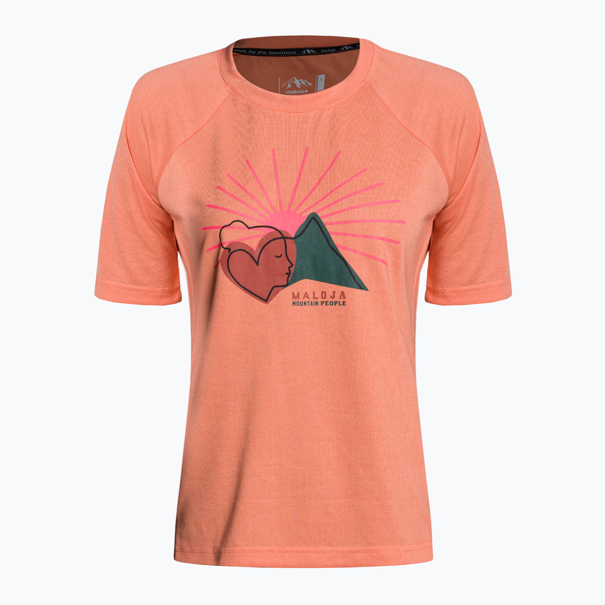 Women's climbing shirt Maloja DambelM orange 35118 (XS)