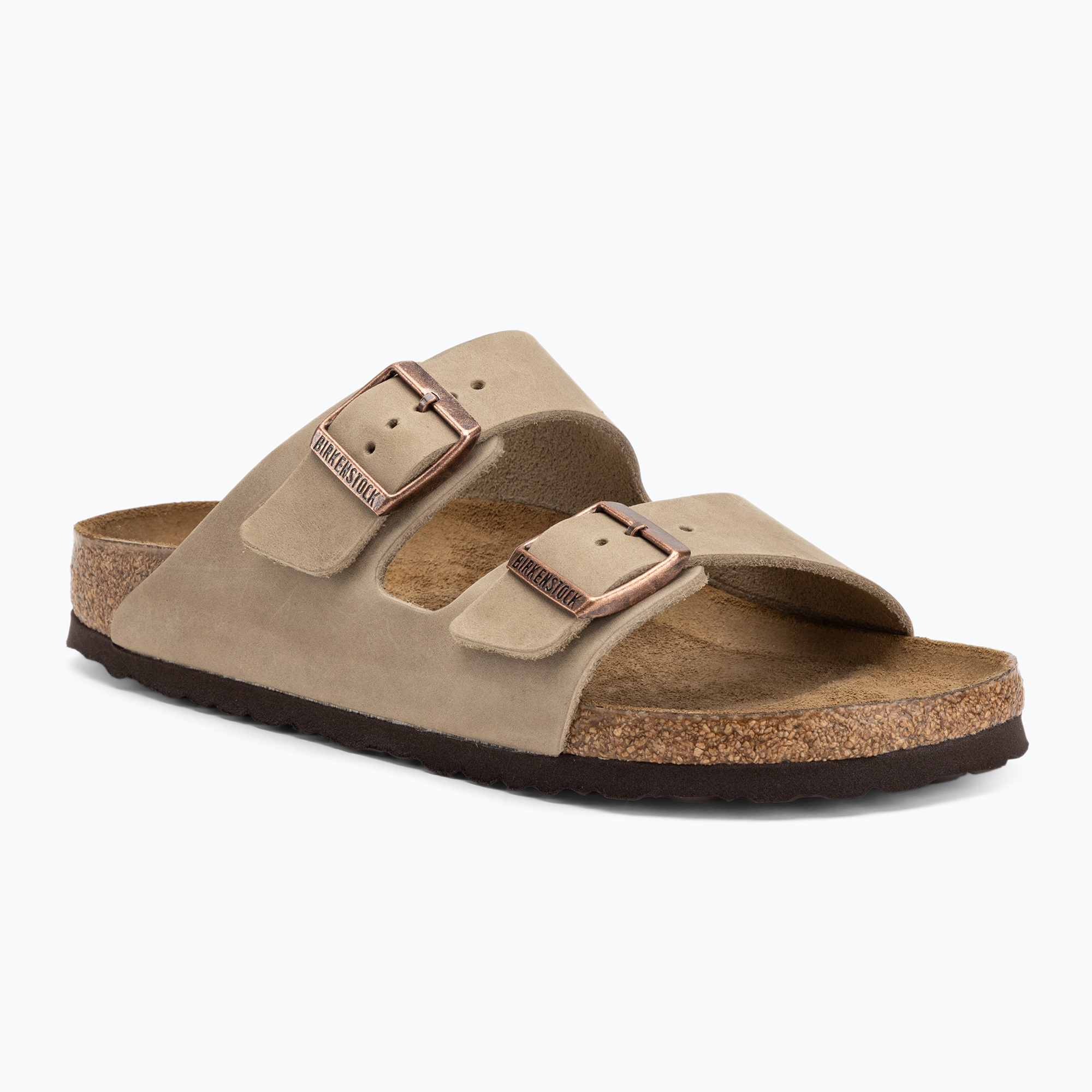 BIRKENSTOCK Arizona LEOI Narrow tabacco brown flip-flops (40 EU)