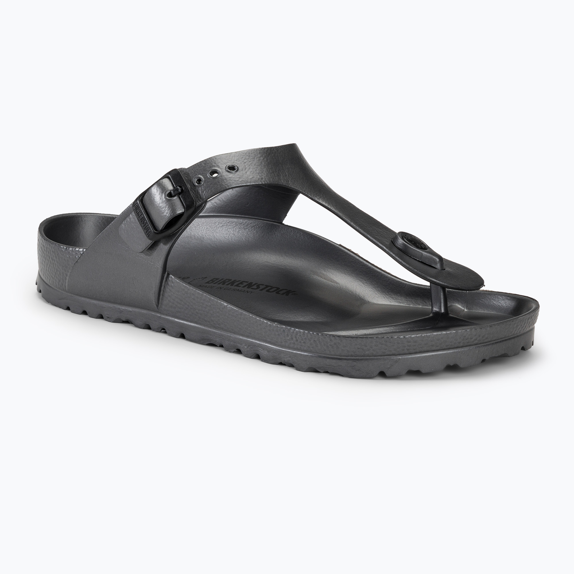 BIRKENSTOCK Gizeh EVA Regular metallic athracite flip flops (36 EU)