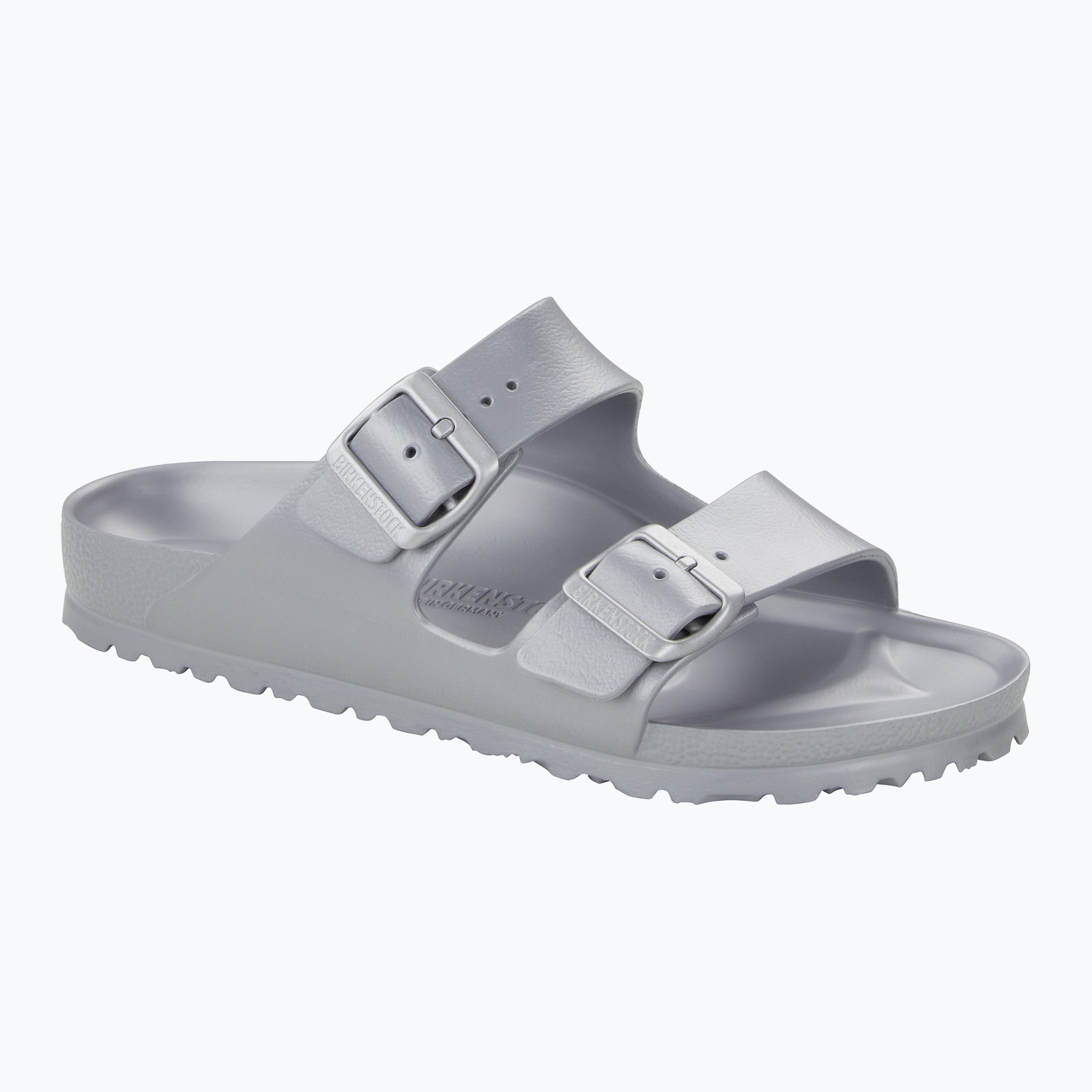 Slides BIRKENSTOCK Arizona EVA Narrow metallic silver (41 EU)