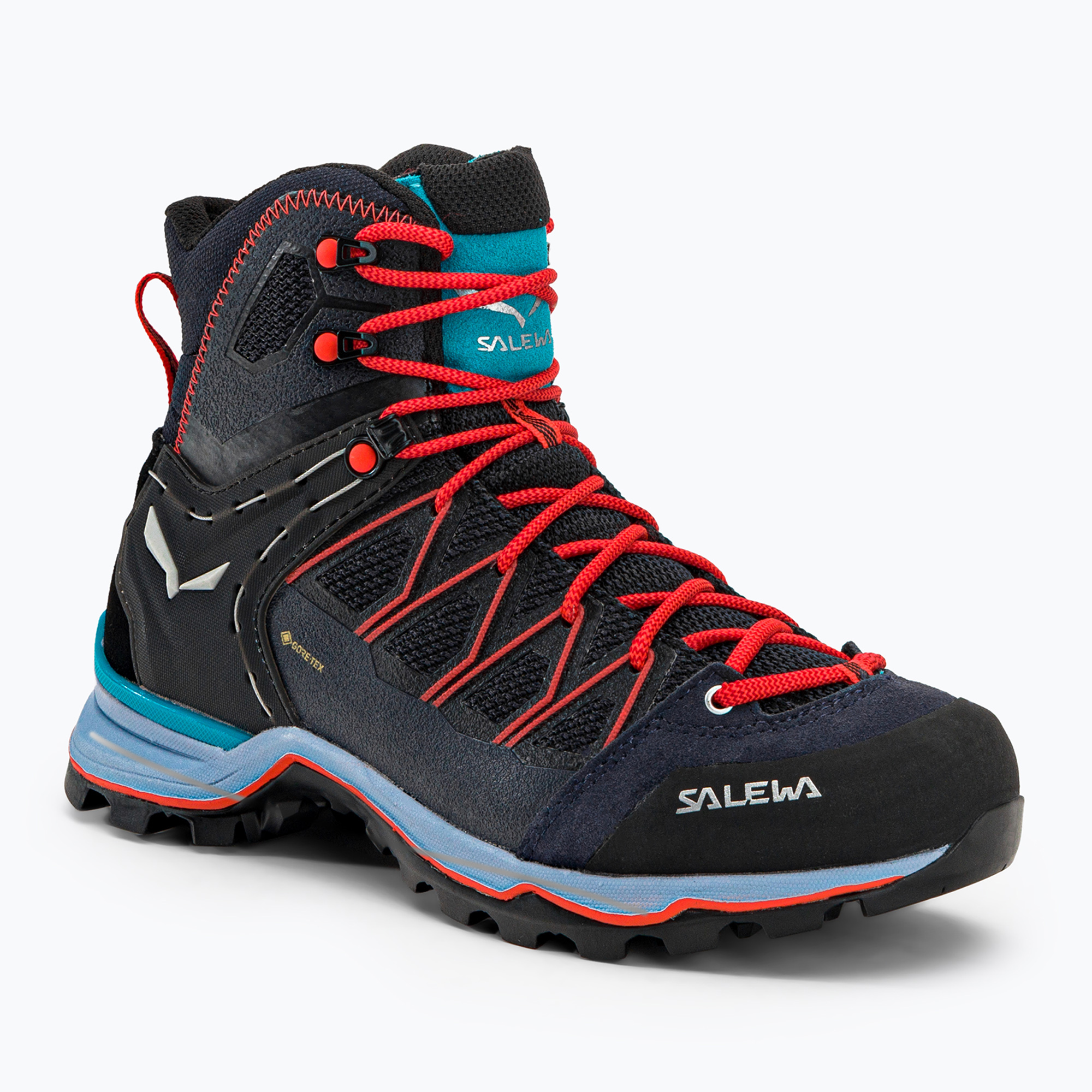 Women's trekking boots Salewa MTN Trainer Lite Mid GTX navy blue-black 00-0000061360 (41 (7.5 UK))