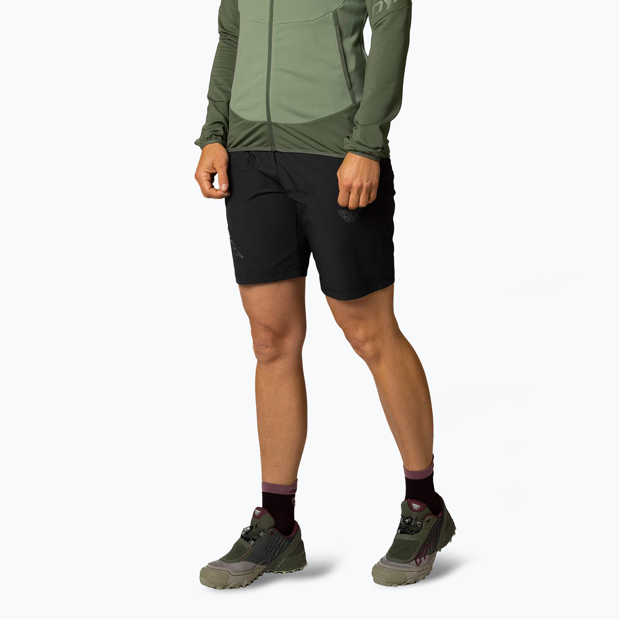 Women's DYNAFIT Transalper Light Dynastretch trekking shorts black out (M)