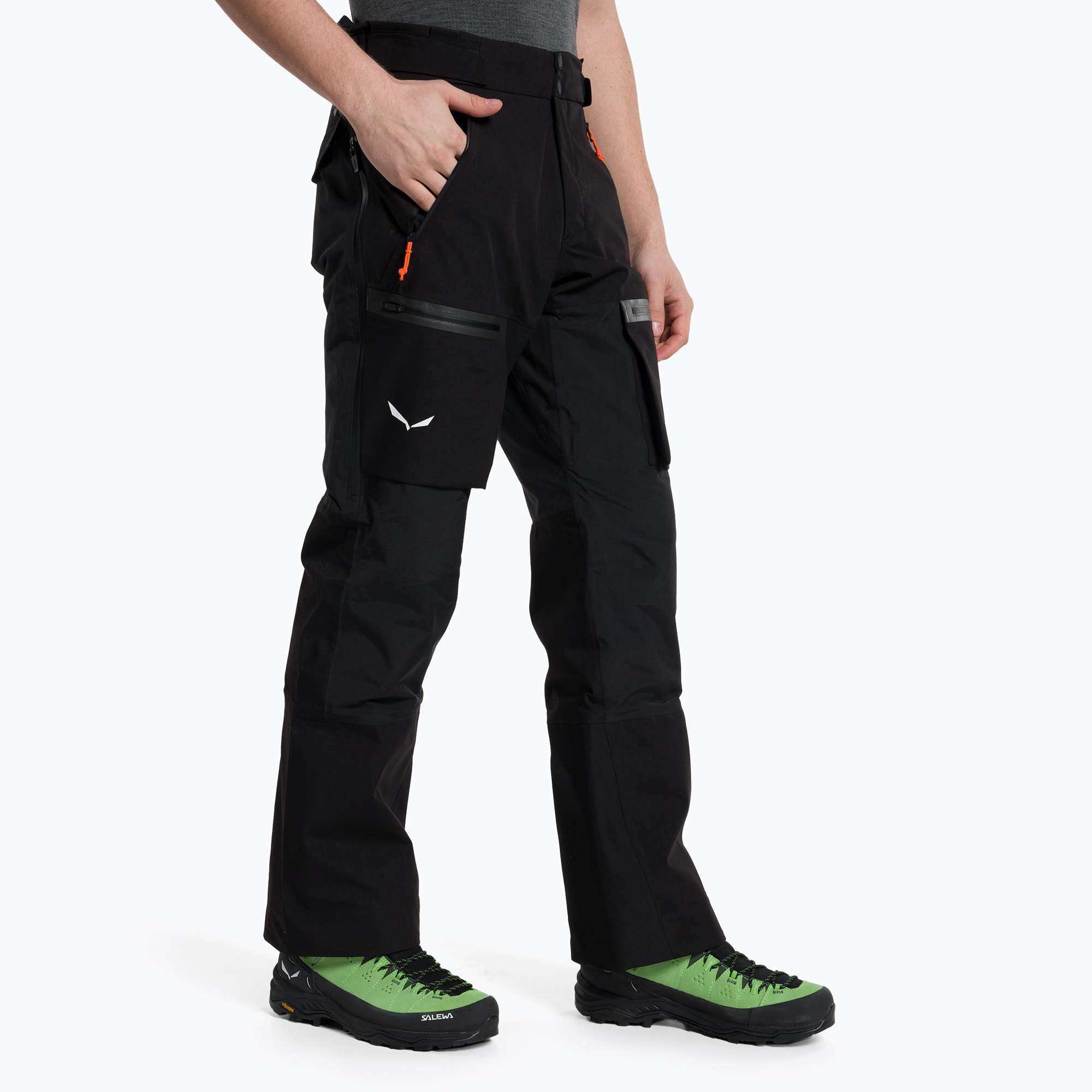 Men's Salewa Sella 2L Ptx/Twr membrane trousers black 00-0000028195 (48/M)